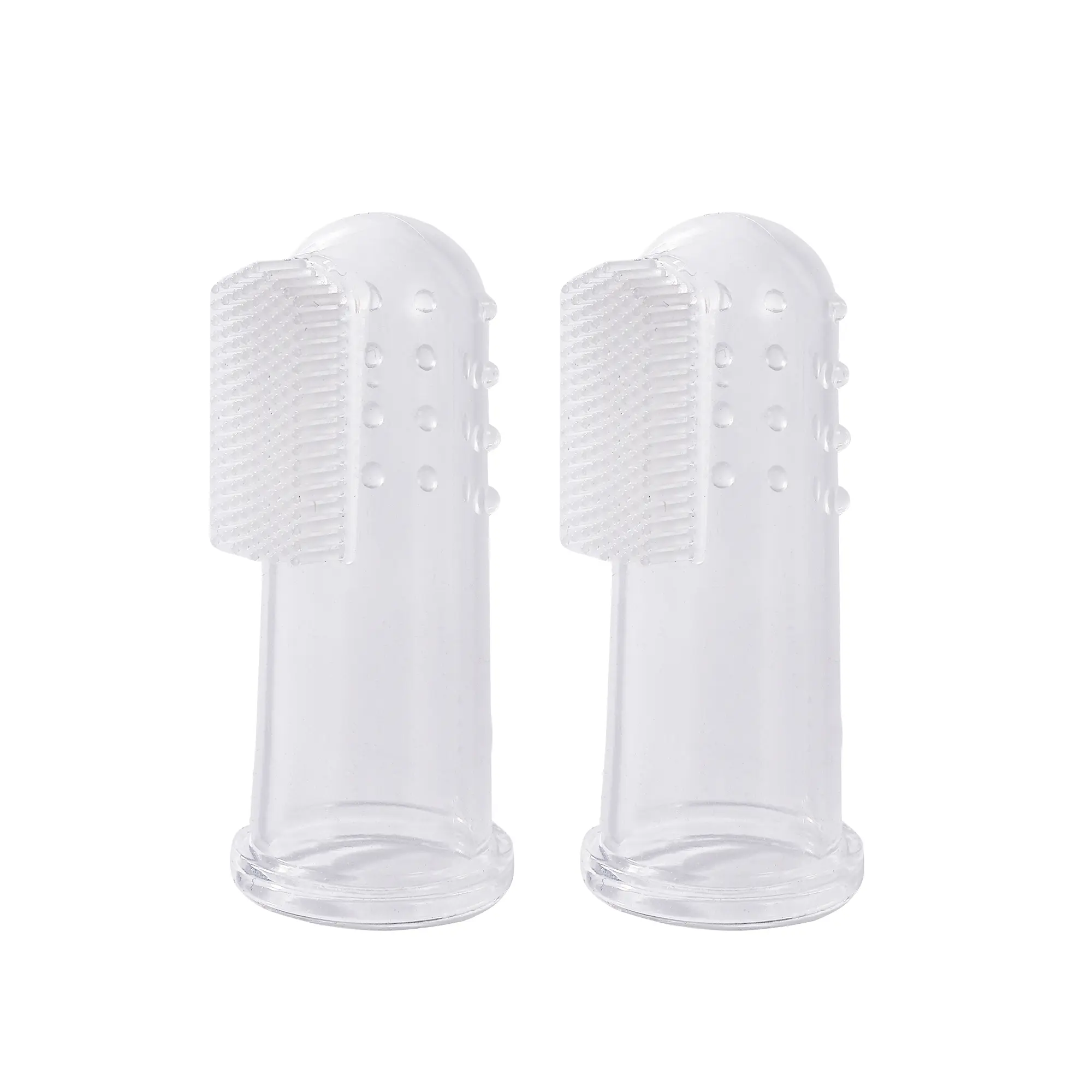 Silicone Soft Pet Finger Cuff Toothbrushes Dog Brush Bad Breath Tartar Teeth Care Tool Cat Cleaning Scrub Silicagel Pet Supplies