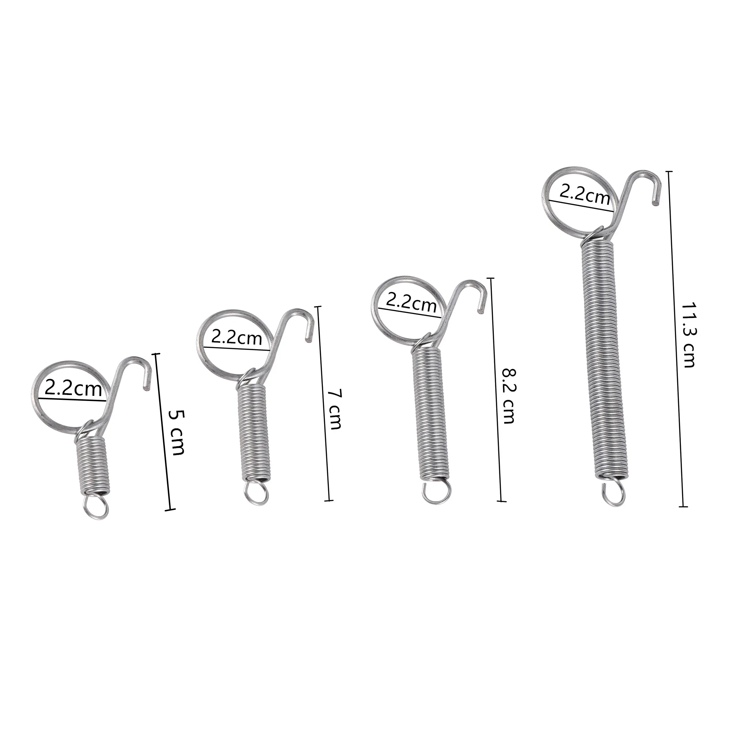 Spring Latch Door Cage Metal Finger Hook for Fixing Rabbit Chicken Parrot Guinea Pig Bunny Pet Cage Door For Poultry Farming