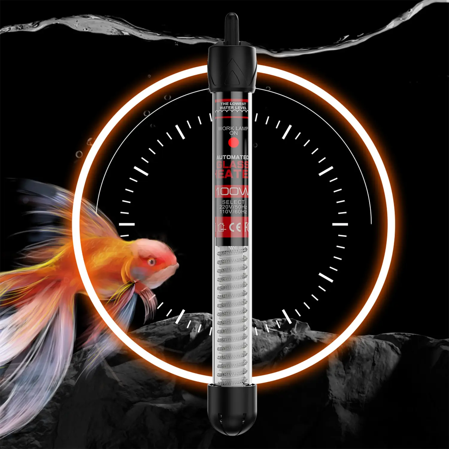 Fish Tank Heating Rod Aquarium Automatic Constant Temperature Heating Rod Precise Temperature Control Constant Temperature Rod