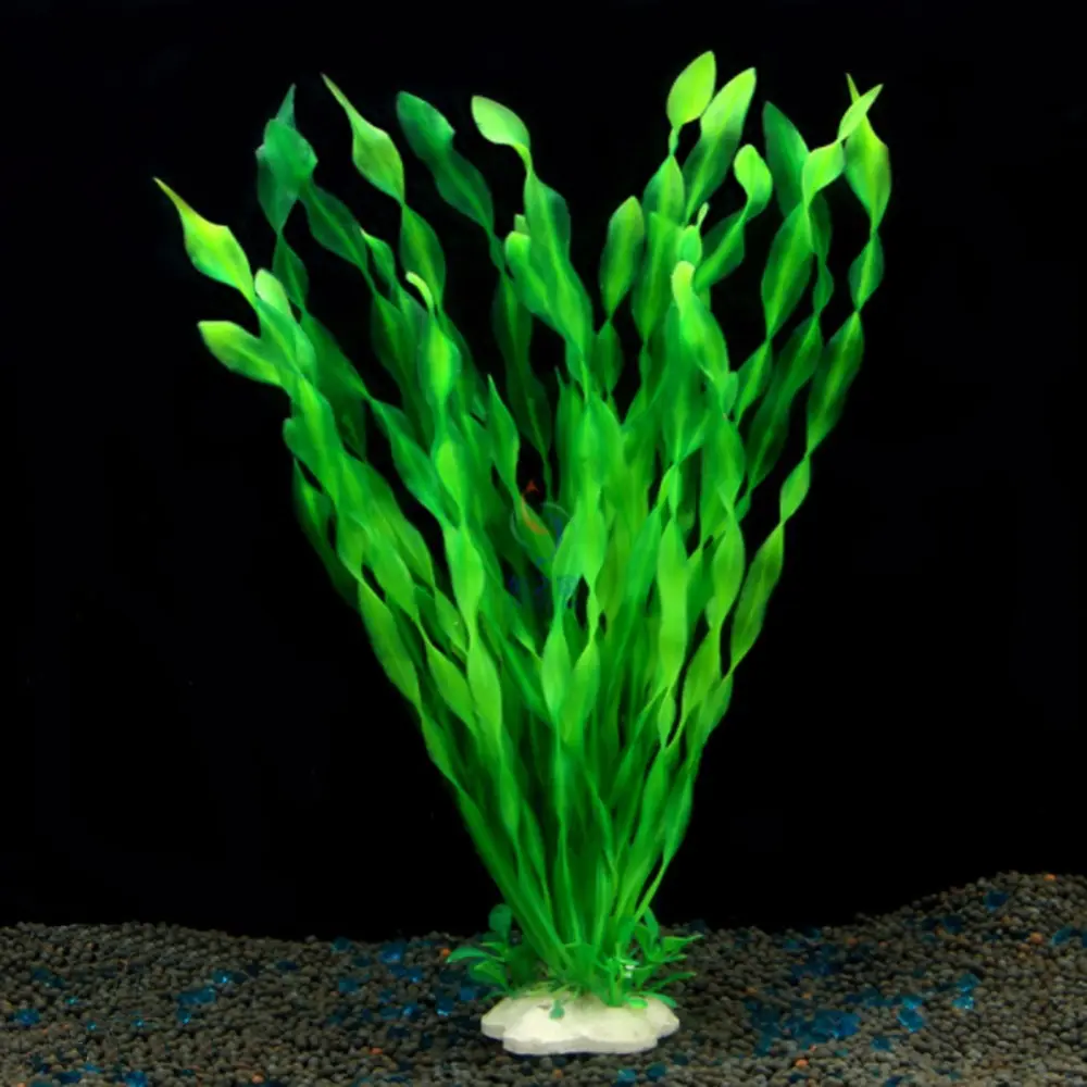 Multicolor Fish Tank Seaweed Ocean Scene Artificial Water Fish Tank Ornament Grass Aquarium Plants Aquarium Decoration