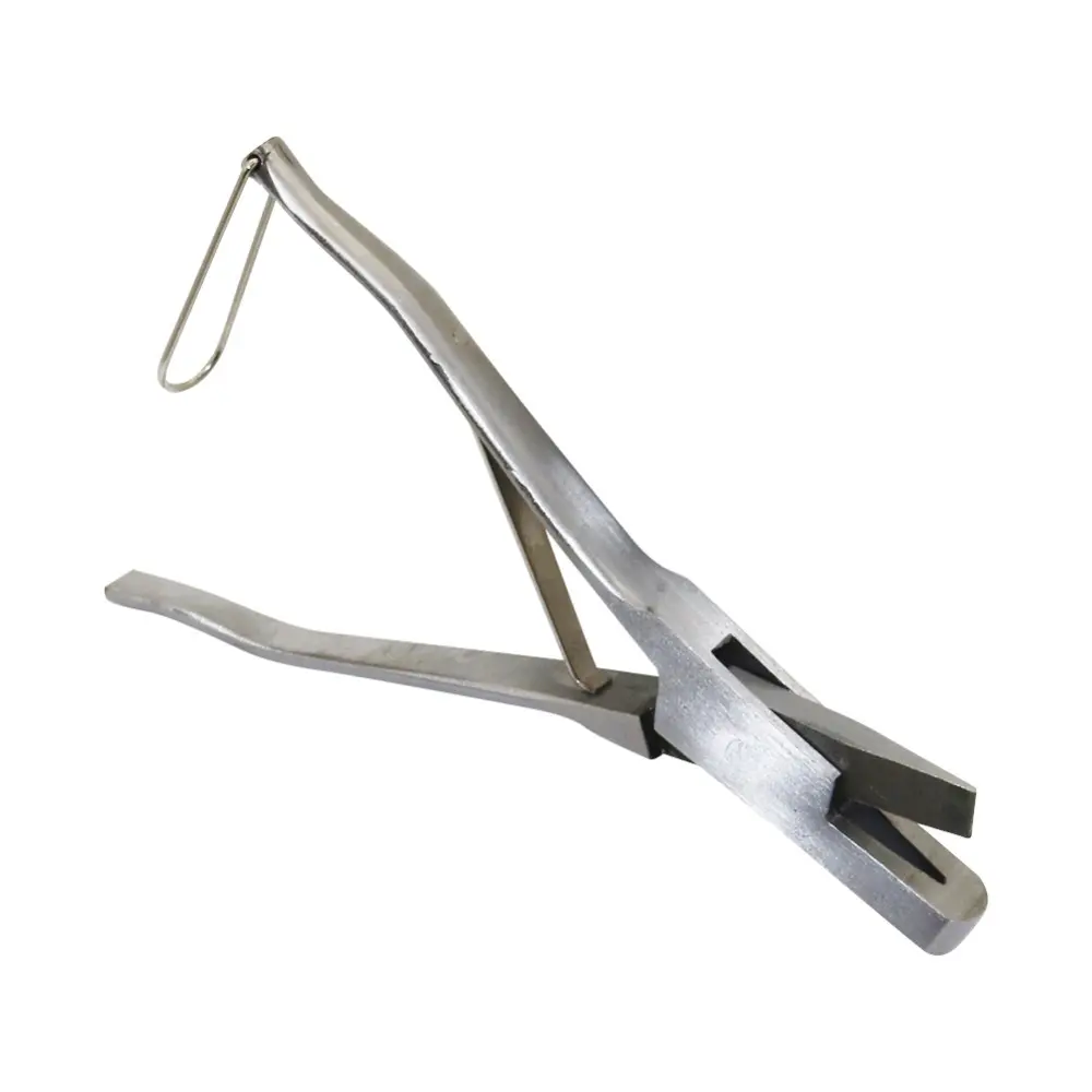 Stainless Steel Pig Ear Punch Pliers U-V Shaped Animal Ear Pliers Pig Marker Forceps Cattle and Sheep Farm animal Marking Pliers