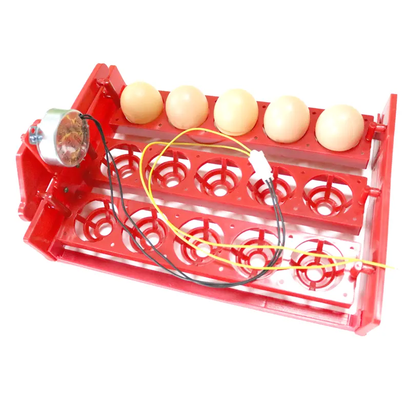 15 Eggs Incubator Egg Tray 3 x 5 Holes Automatic Incubator Egg Tray Automatically Turn The Eggs Poultry Incubation Equipment