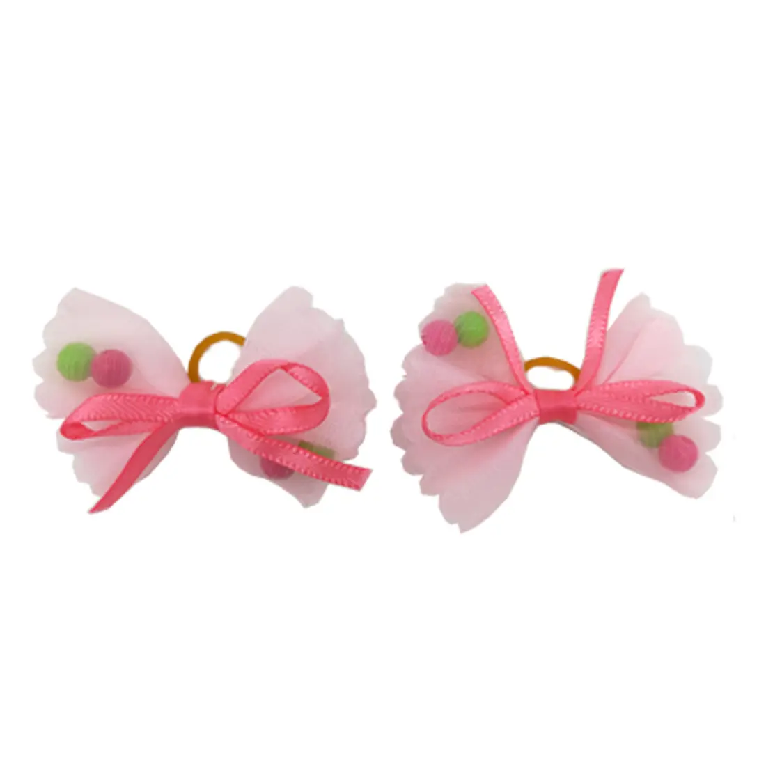 10/20/50pcs Cute Pet Dog Bows Ball Hair Accessories Grooming Puppy Hair Accessories With Rubber Bands Pet Headwear For Dogs New