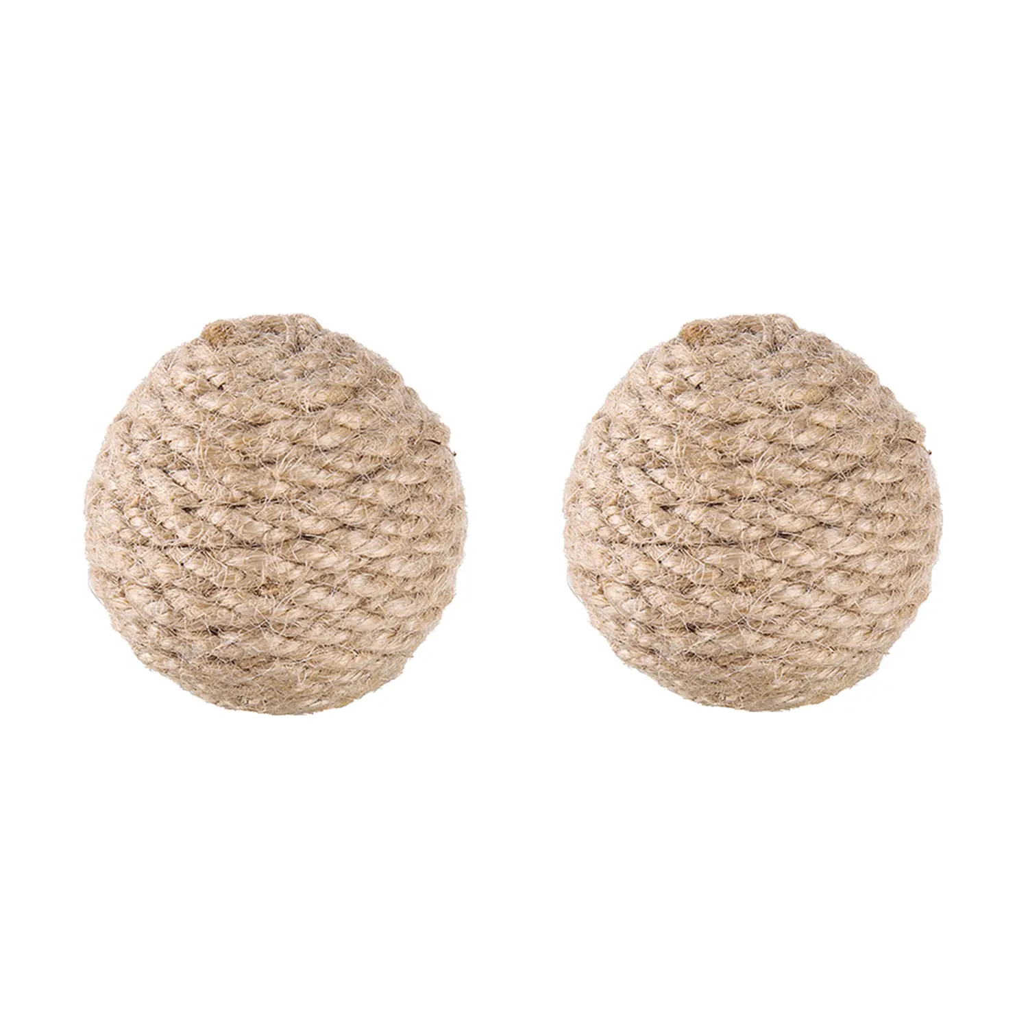 5/10Pcs Pet Cat Hemp Rope Ball Rolling Interactive Hand-woven Cat Scratching Interactive Ball Sound To Attract Attention Toy