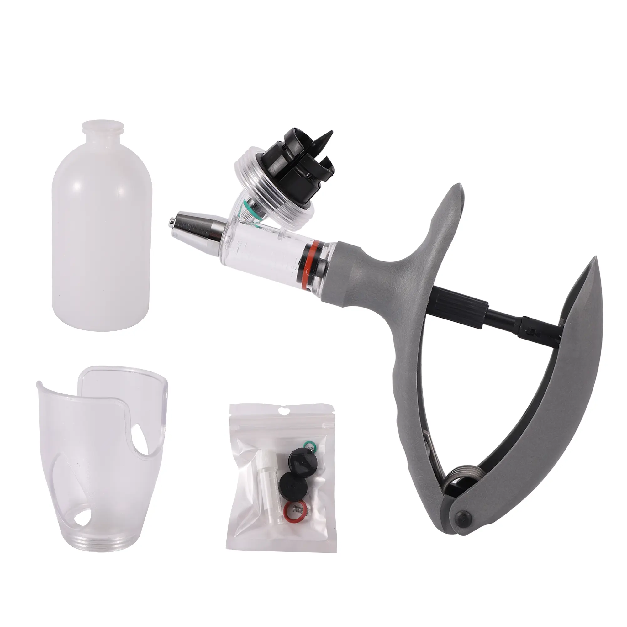2ml/5ml Automatic Veterinary Continuous Syringe Animal Injection Adjustable Vaccine Injection for Using Pig Cattle Sheep Chicken