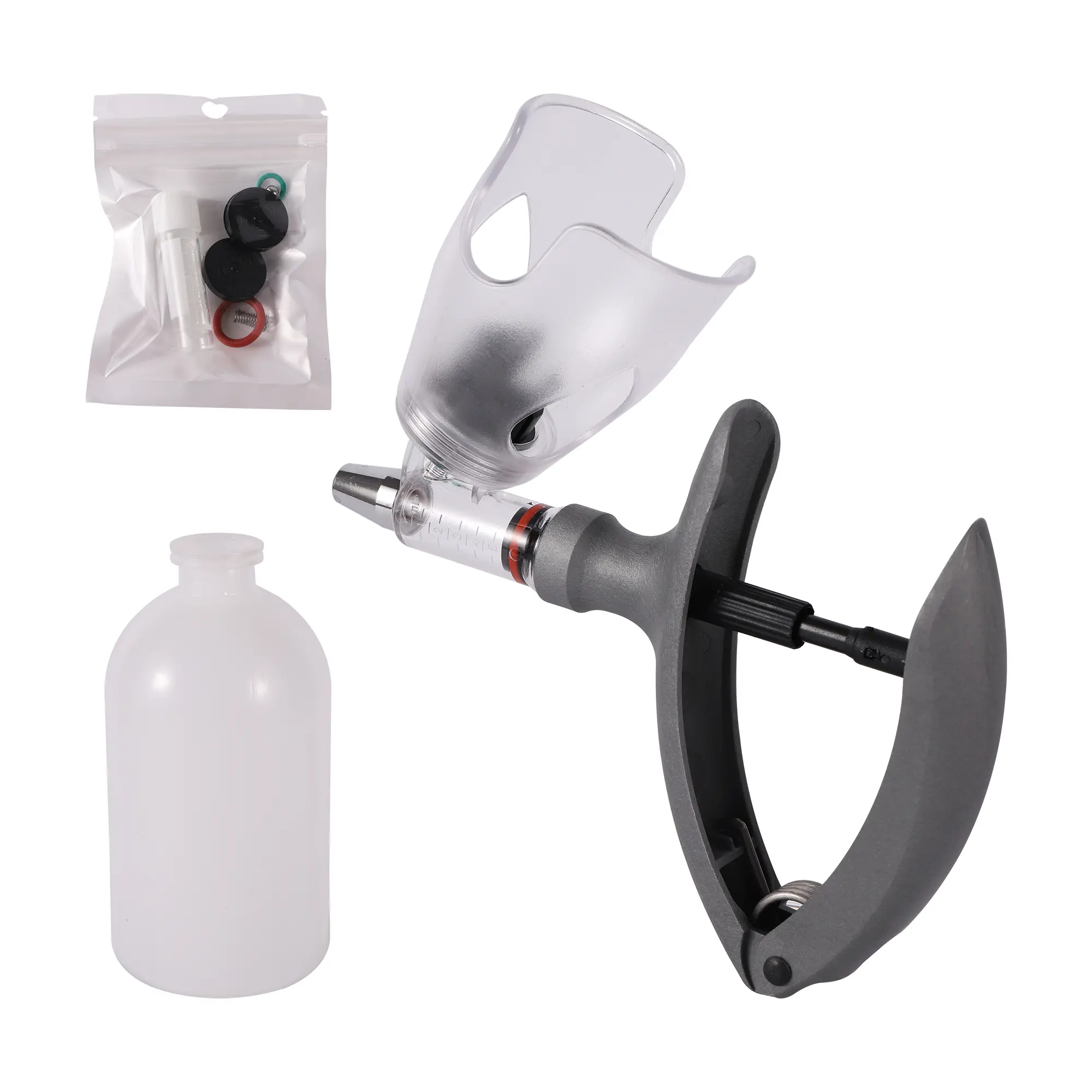 2ml/5ml Automatic Veterinary Continuous Syringe Animal Injection Adjustable Vaccine Injection for Using Pig Cattle Sheep Chicken