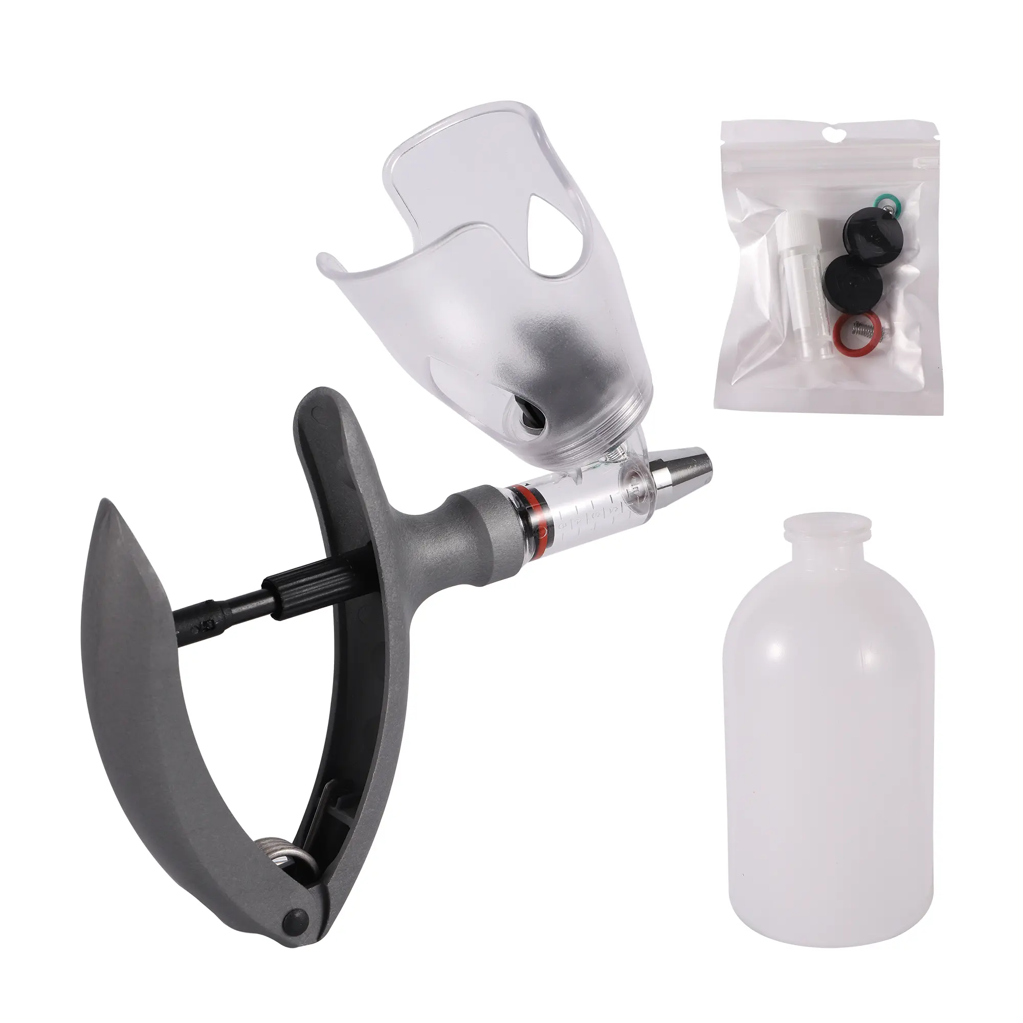 2ml/5ml Automatic Veterinary Continuous Syringe Animal Injection Adjustable Vaccine Injection for Using Pig Cattle Sheep Chicken