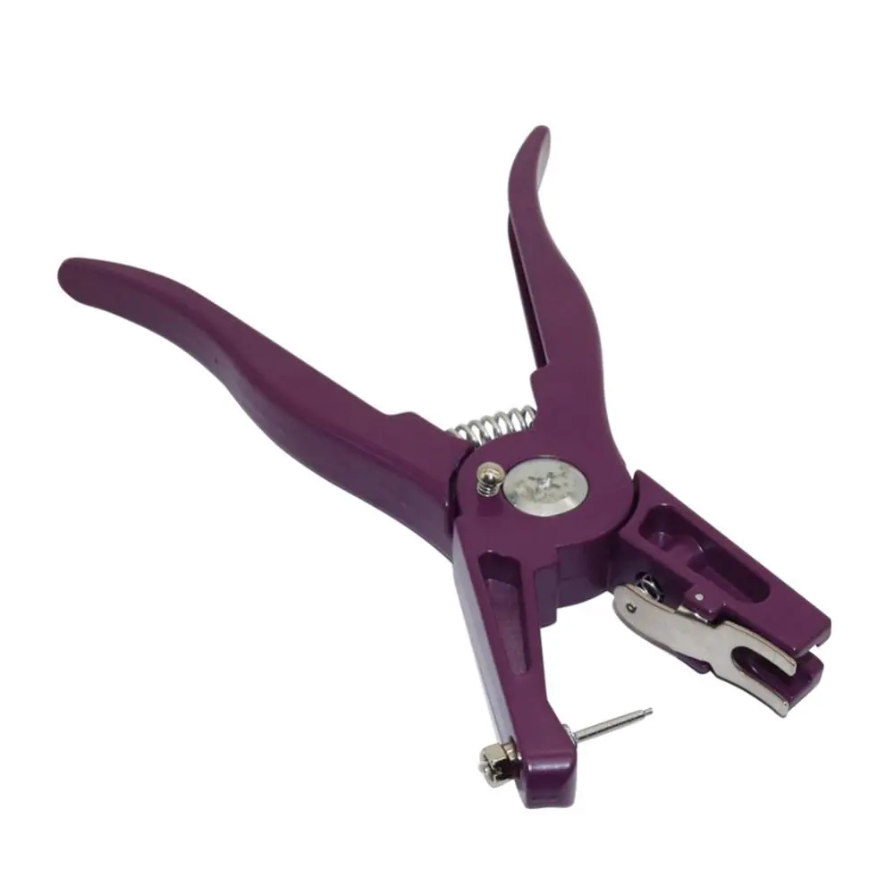 Pig Cattle Sheep Ear Tag Mounting Pliers Free 10 Pcs Spare Pin Farm Animal Identification Plate Mounting Pliers