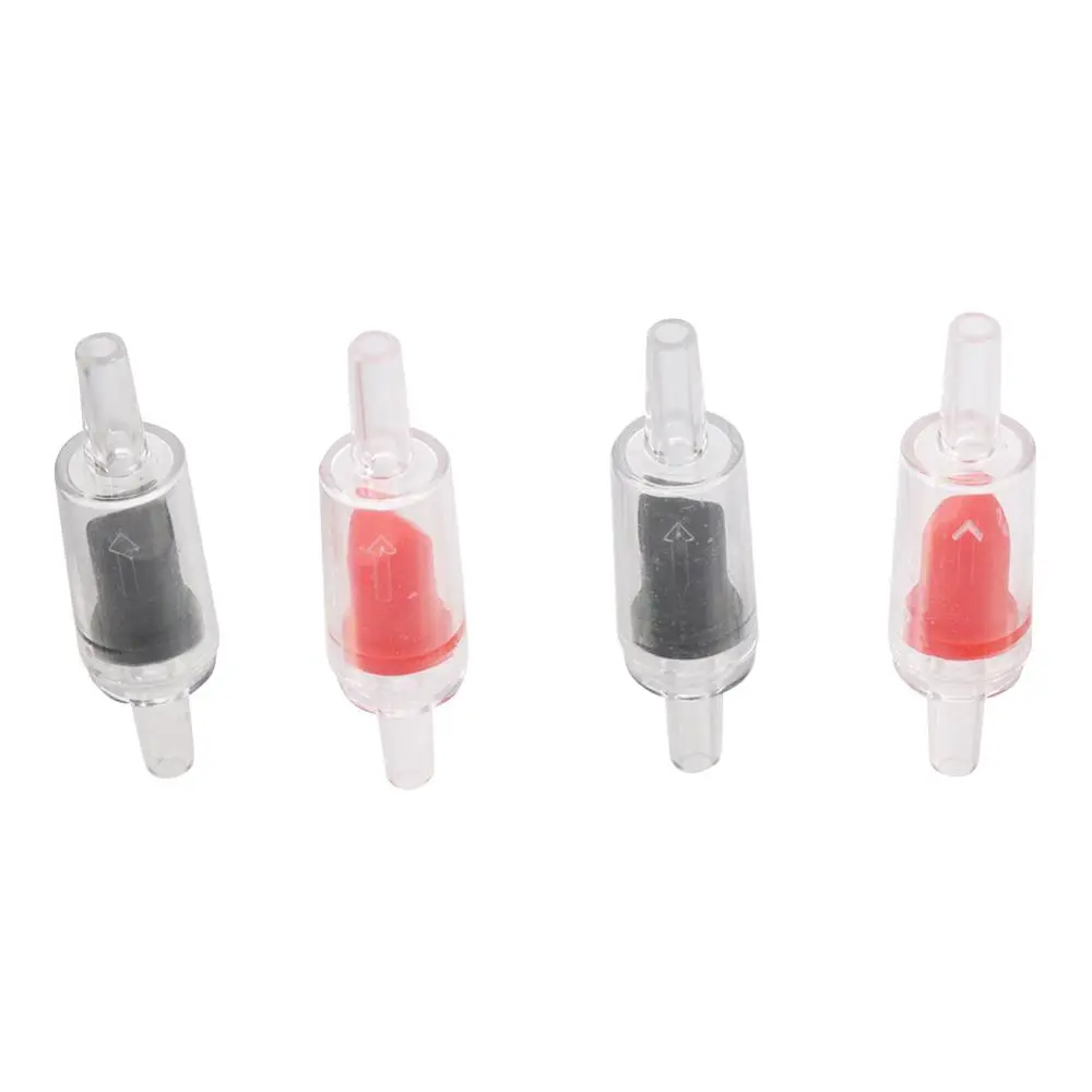 100 Pcs Home Fish Aquarium Air Pump Check Valve Fish Tank  One Way Non-Return Valve Aquarium Co2 System Stop Return Water Valves
