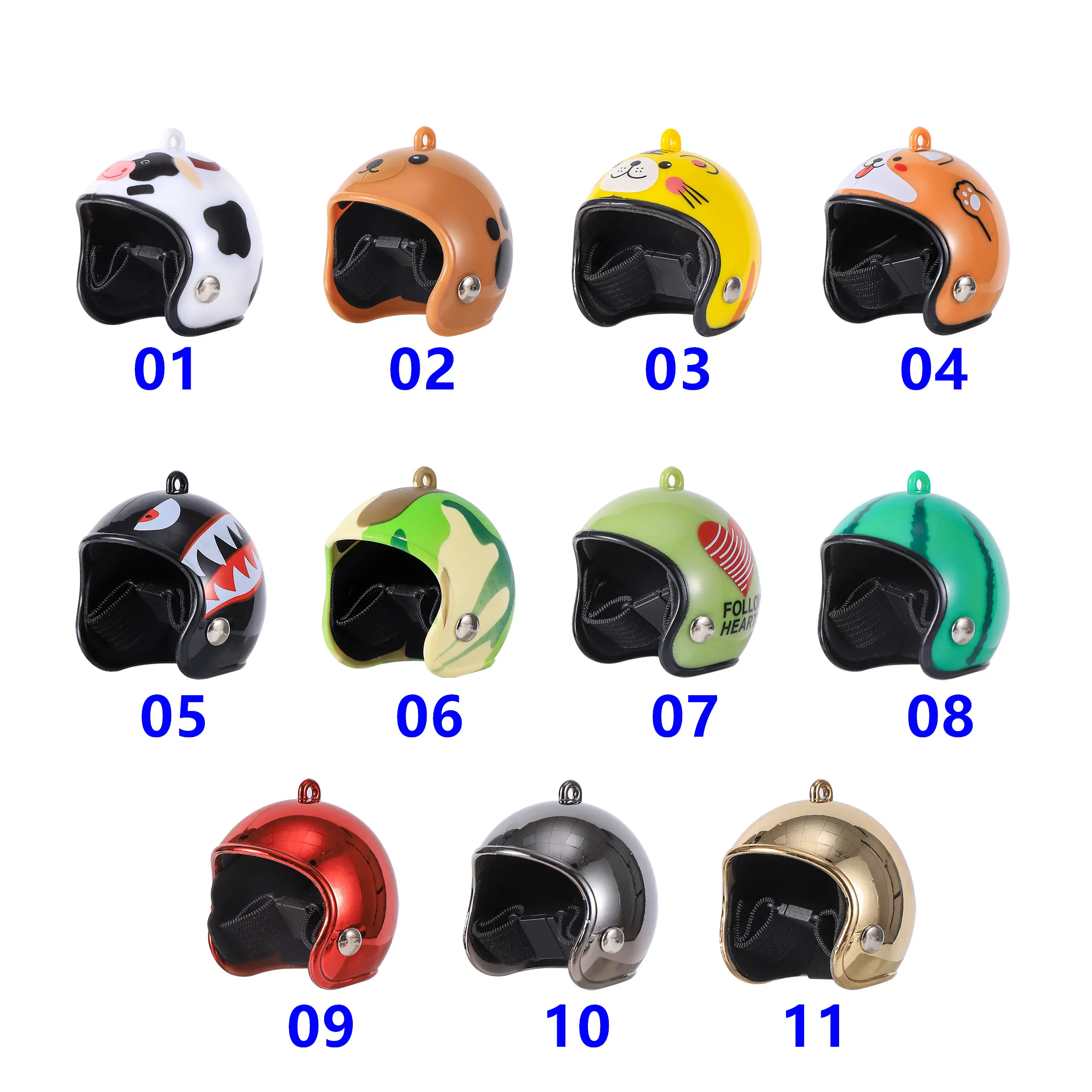 1Pc Chicken Helmet Small Pet Hard Hat Bird Quail Pigeon Hat Headgear Pet Bird Helmet DIY Cartoon Character Helmet Pet Supplies