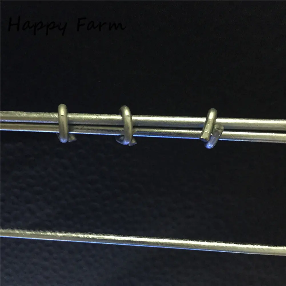 Livestock Breeding Equipment Fastening Clamp Installation Poultry Cage Plier & Nails for Chichen Rabbit Fox Bird Dog Cage