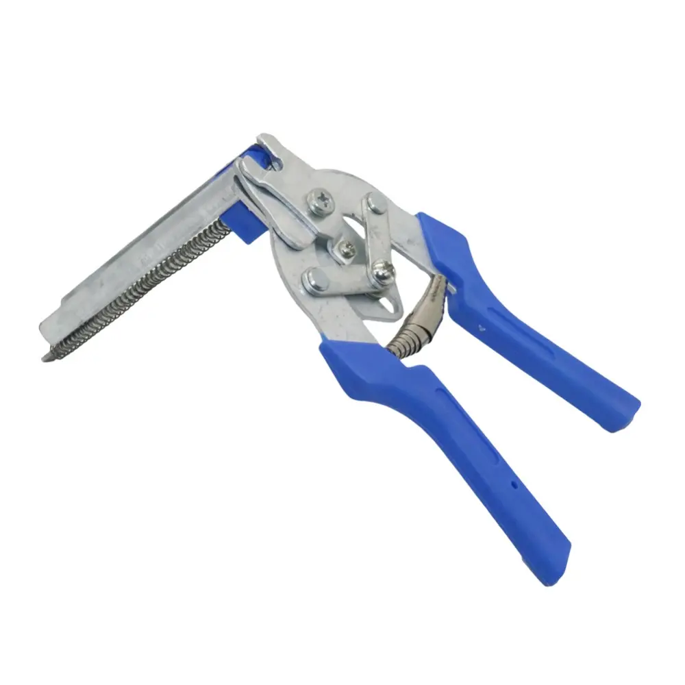 Livestock Breeding Equipment Fastening Clamp Installation Poultry Cage Plier & Nails for Chichen Rabbit Fox Bird Dog Cage