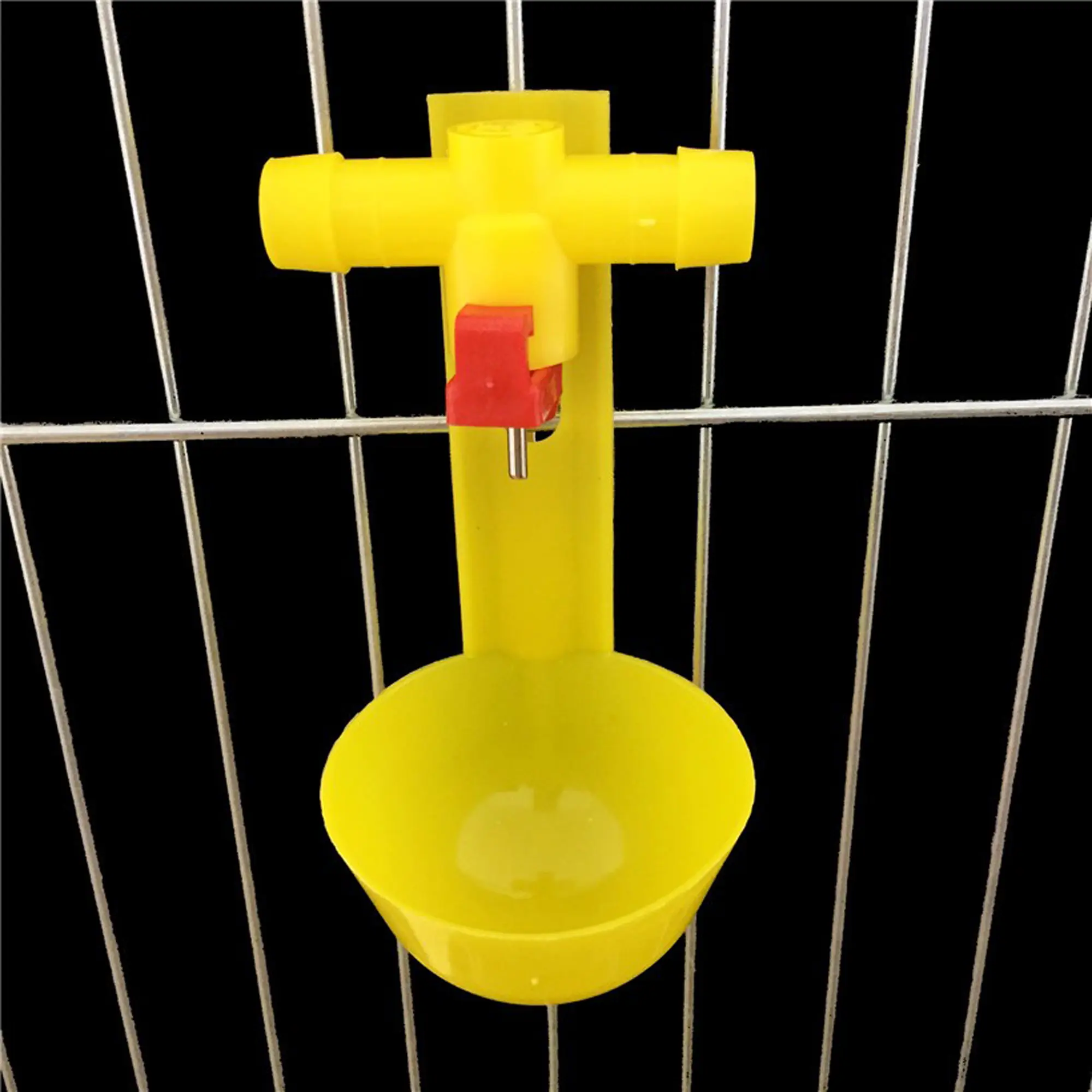 50Pcs Drinking Bowl For Birds Hanging Automatic Drinking Cup Farming Chicken Bird Drinker Drinking Nipple Water Equipment
