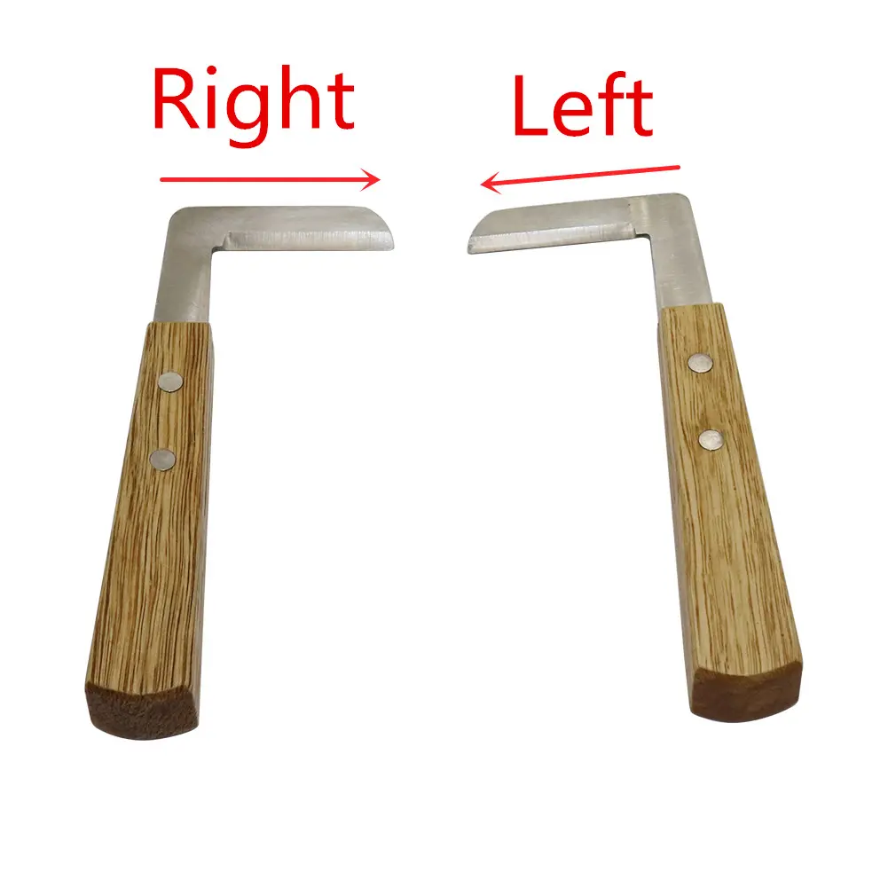 Cattle Horse Hoof Knife Shears Double Edge Veterinary Hoof Repairing Knife Sheep Goat Pig Livestock Animal Foot Pruning Tools
