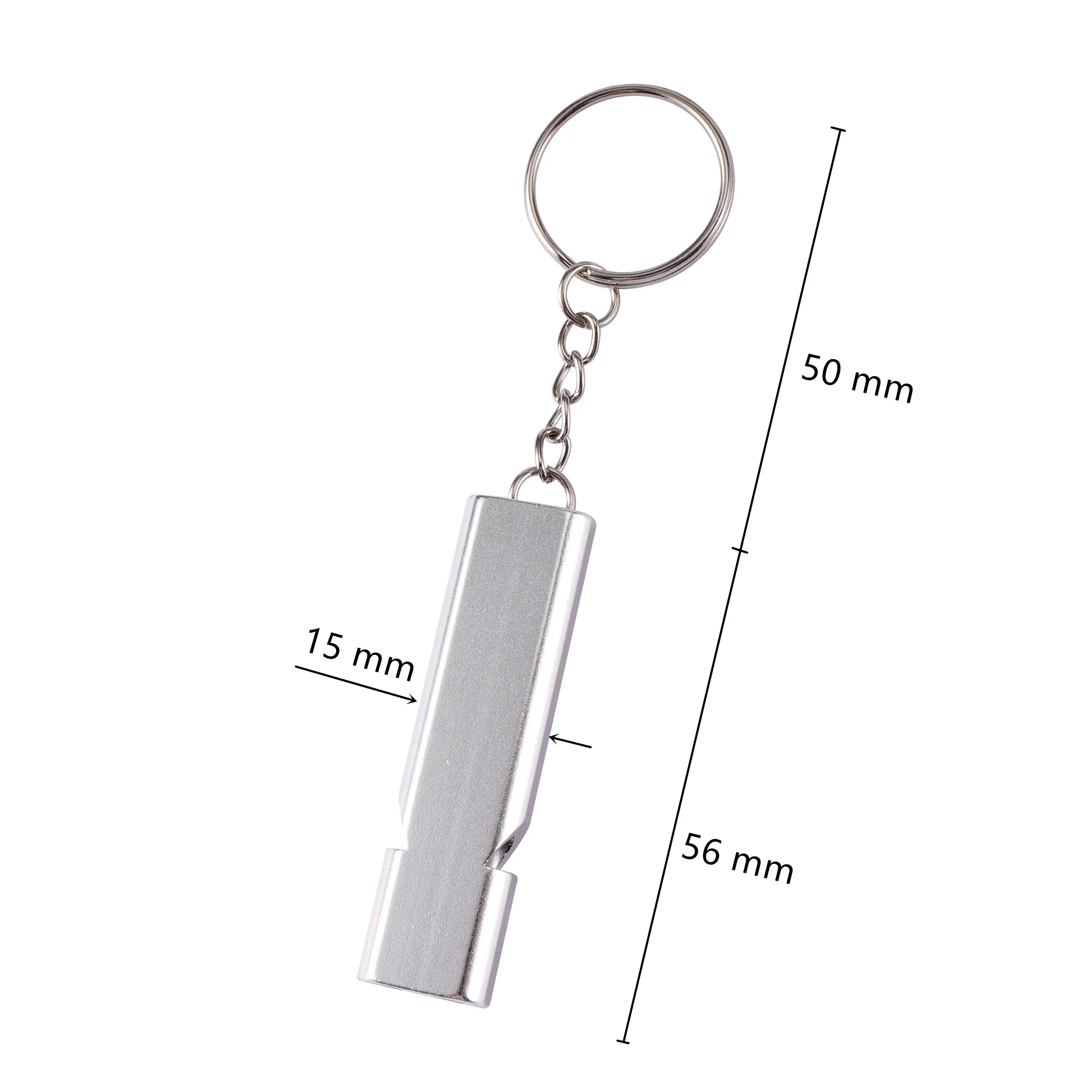 Pet Dog Training Whistle Aluminum Two-tone Training Whistle Cats Birds Training Tool for Recall Barking Control Survival Whistle