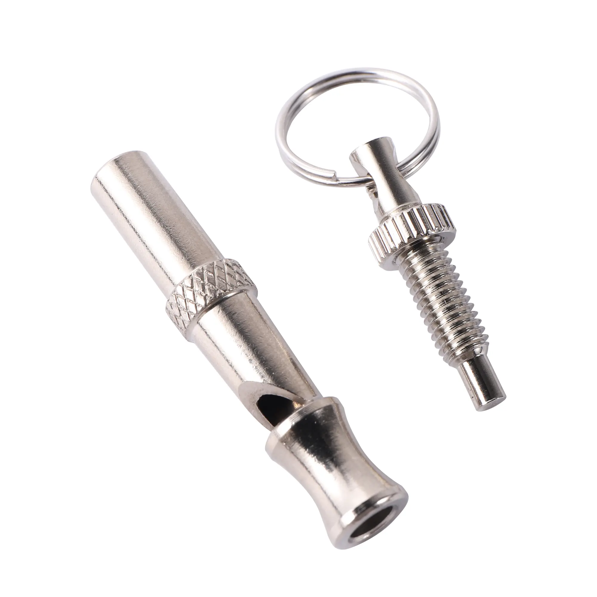 Dog Training Whistle Stop Barking Device Ultrasonic Training Flute Silent Whistle Control Tool Puppy Train Keychain Pet Supplies