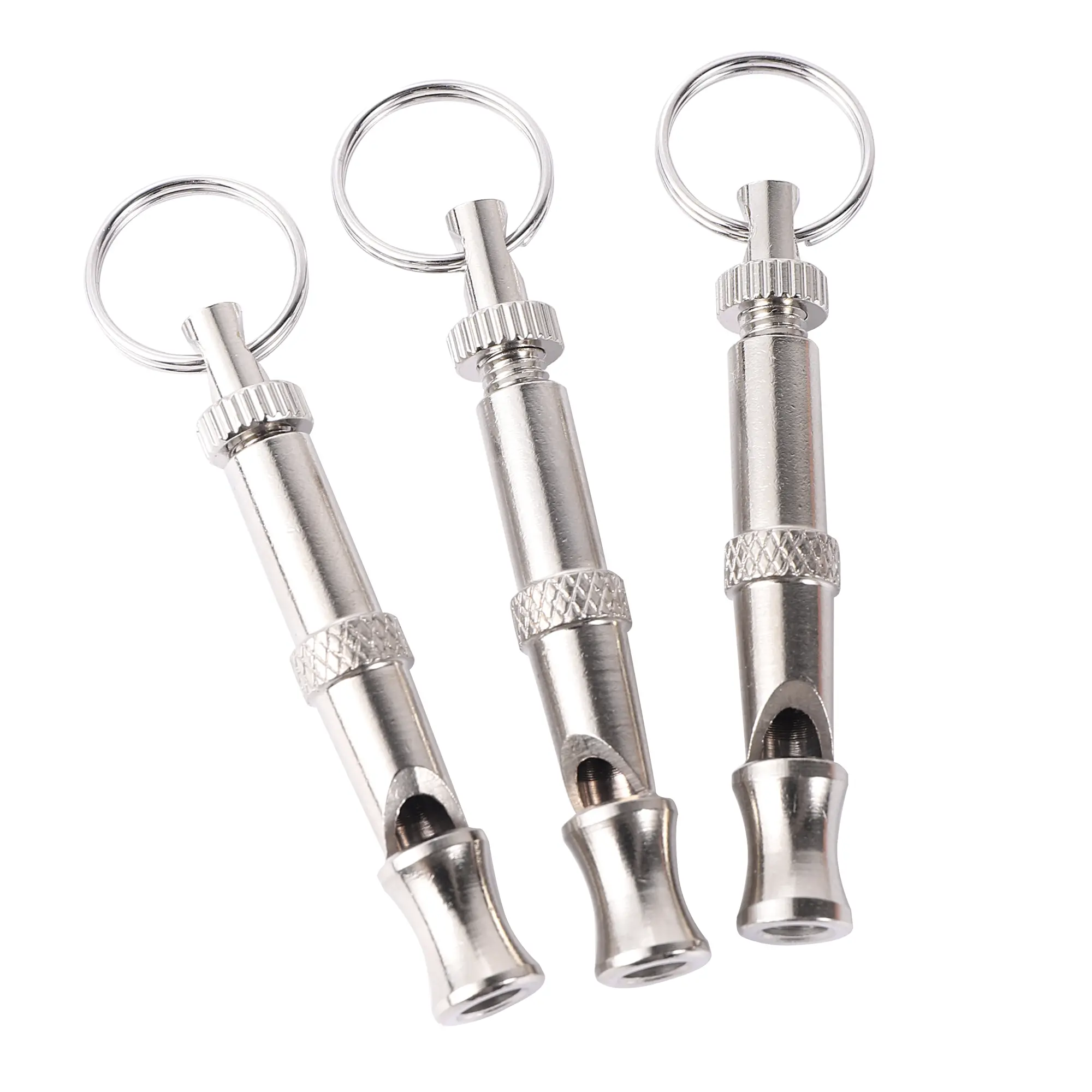 Dog Training Whistle Stop Barking Device Ultrasonic Training Flute Silent Whistle Control Tool Puppy Train Keychain Pet Supplies