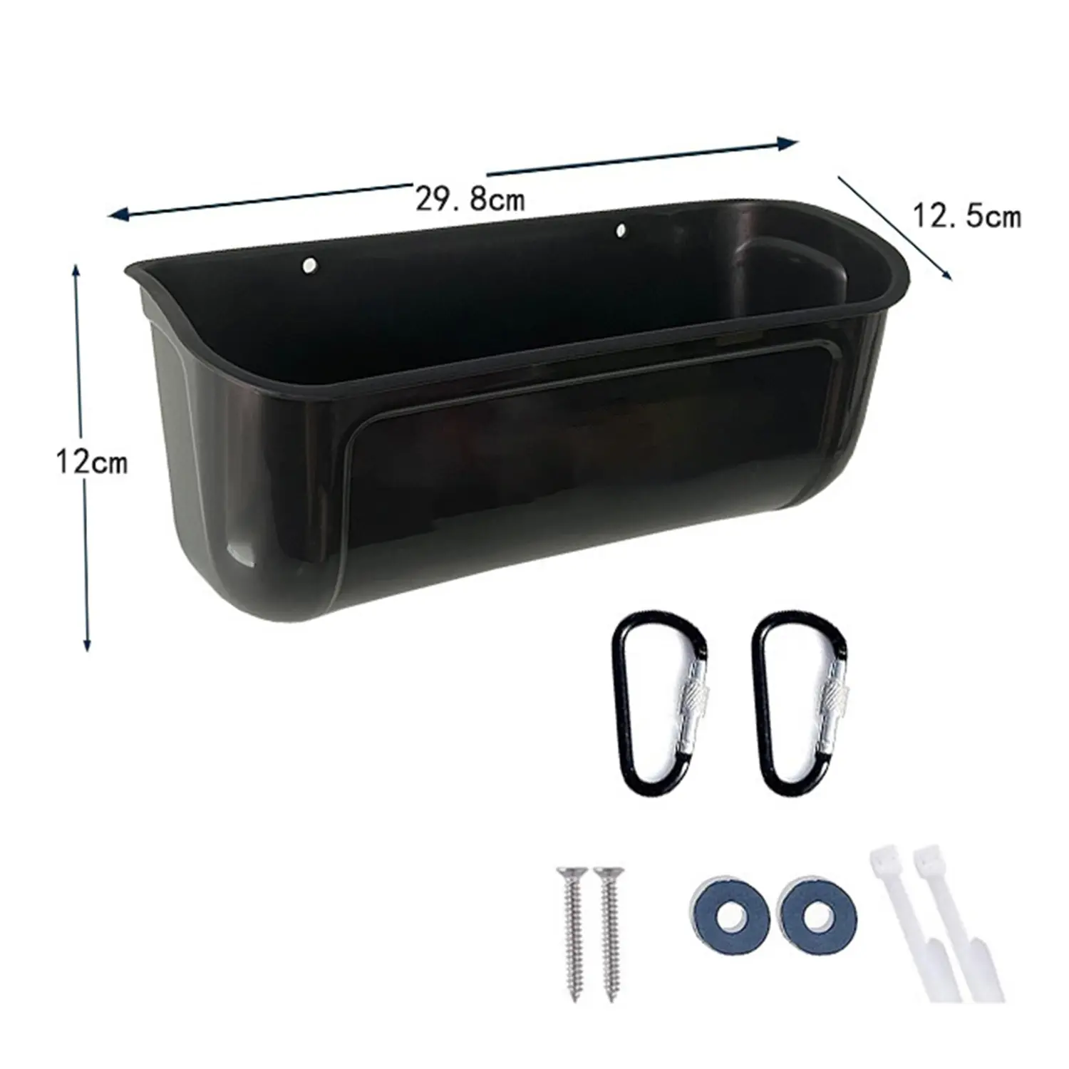 1Pc Large Hanging Chicken Feeder Large Capacity for Farm Poultry Ducks Geese Geese Goat Automatic Feeding Drinking Trough
