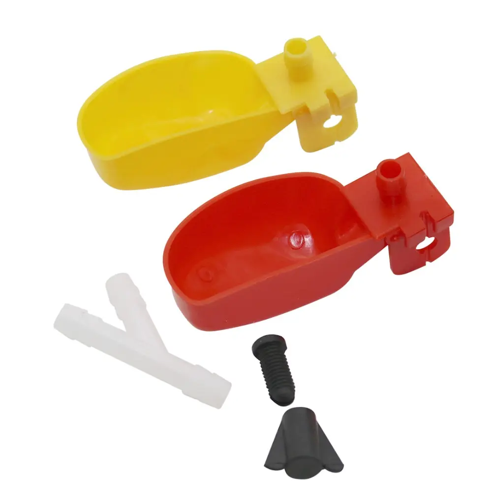Chicken Drinking Cup Quail Automatic Drinking Cup Piegon Water Cup Small Pet Bee Parrot Bird Poultry Feeding Supplies 5 Pcs
