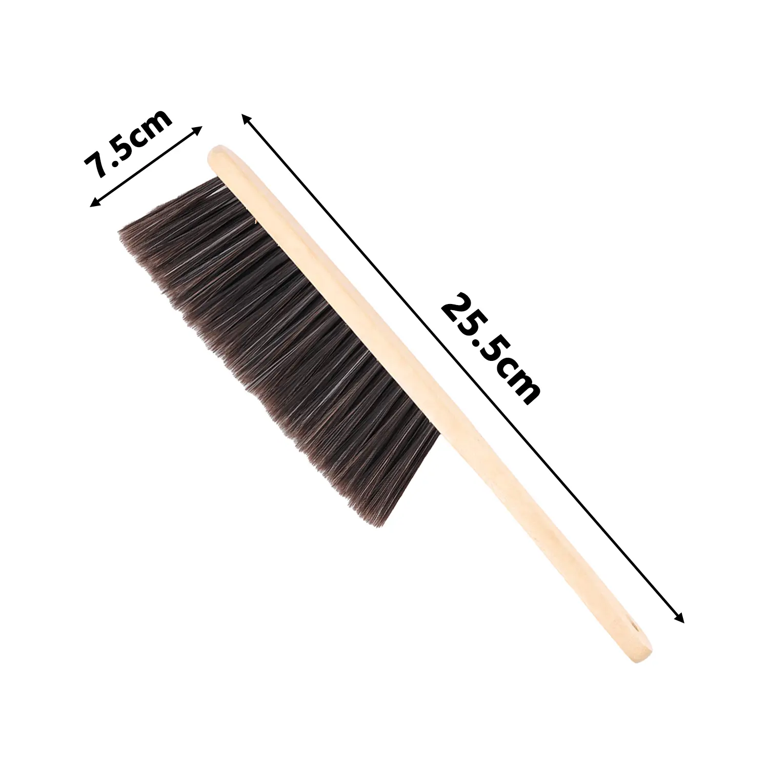 New Beekeeping Equipment Wasp bee Sweep Horse Tail Hair Brush Wood High quality Honey Brush Sweep Beekeeping Tools 1Pc