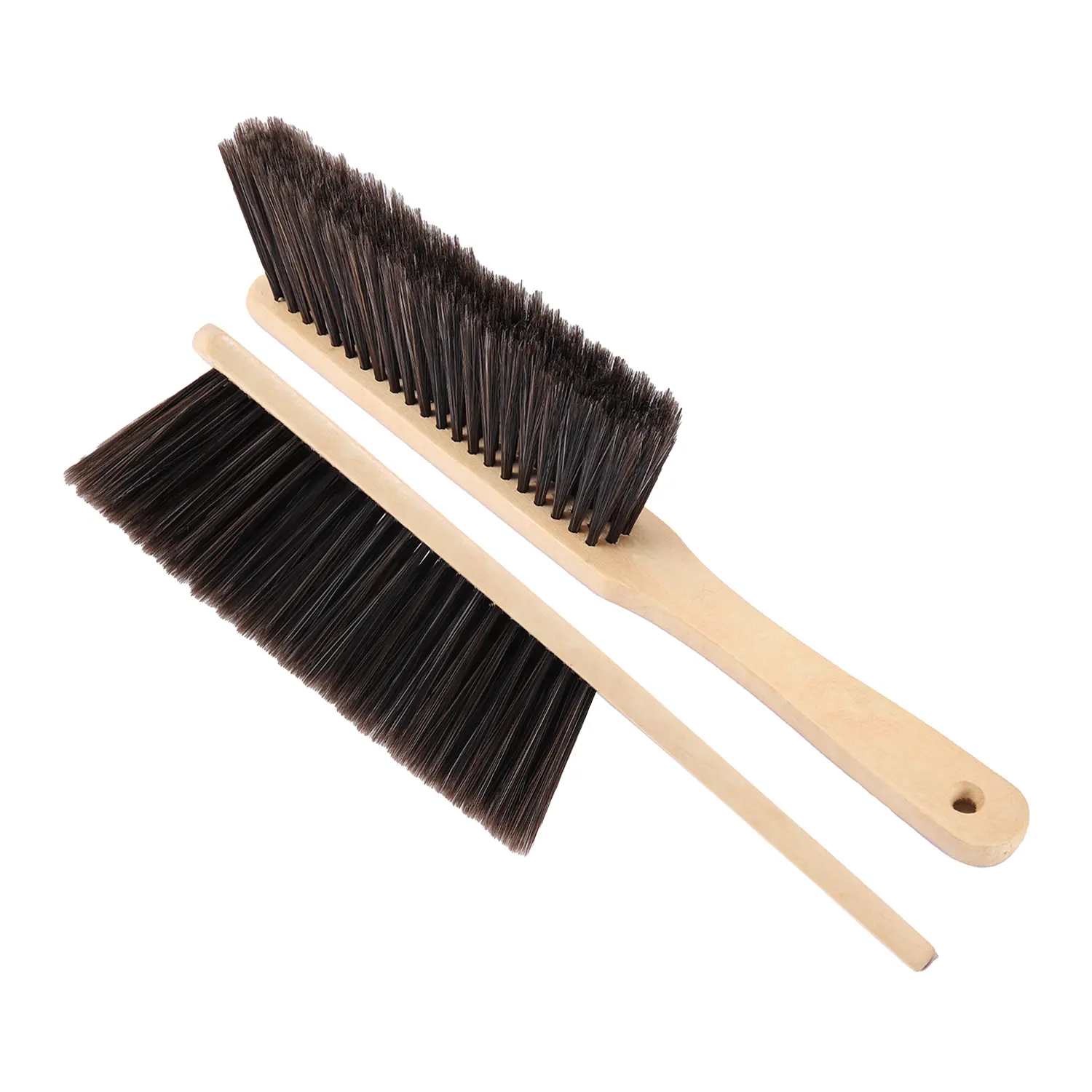 New Beekeeping Equipment Wasp bee Sweep Horse Tail Hair Brush Wood High quality Honey Brush Sweep Beekeeping Tools 1Pc