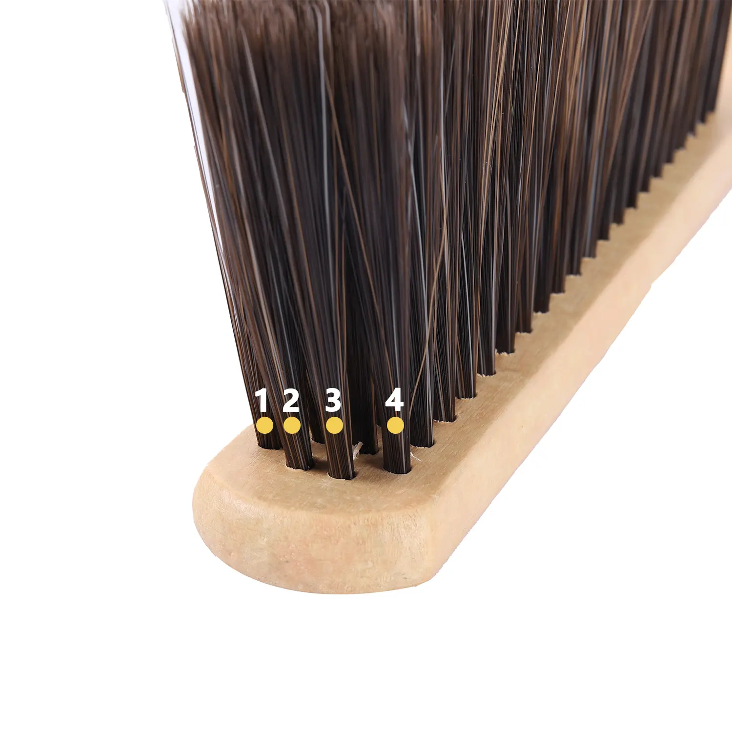 New Beekeeping Equipment Wasp bee Sweep Horse Tail Hair Brush Wood High quality Honey Brush Sweep Beekeeping Tools 1Pc