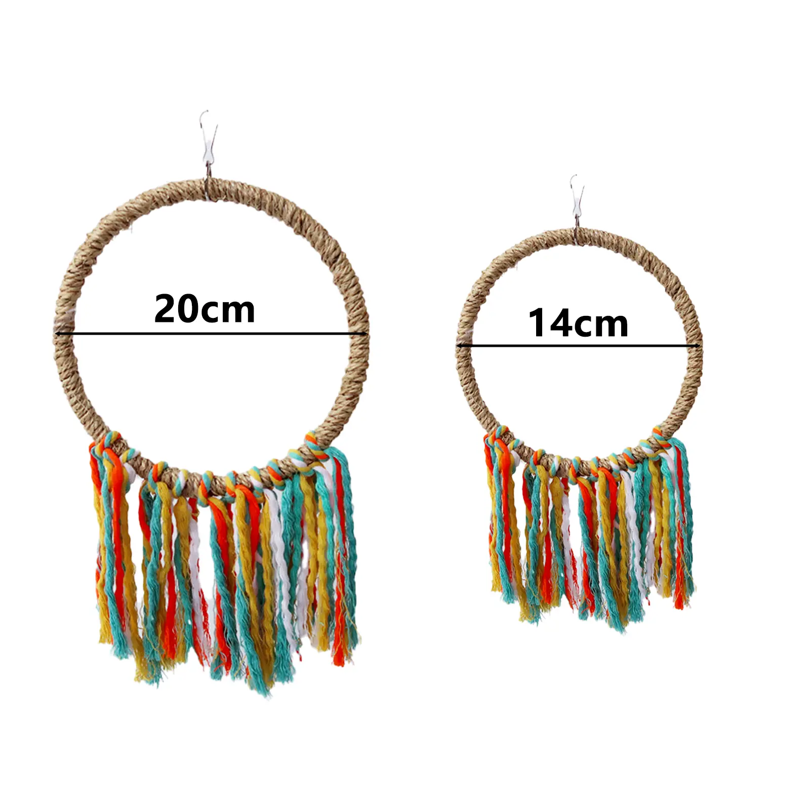 Pet Bird Parrot Toy Cotton Rope Circle Toys Chewing Bite Parrot Perch Hanging Cage Swing Rope Ring Stand Climb Toy Bird Supplies