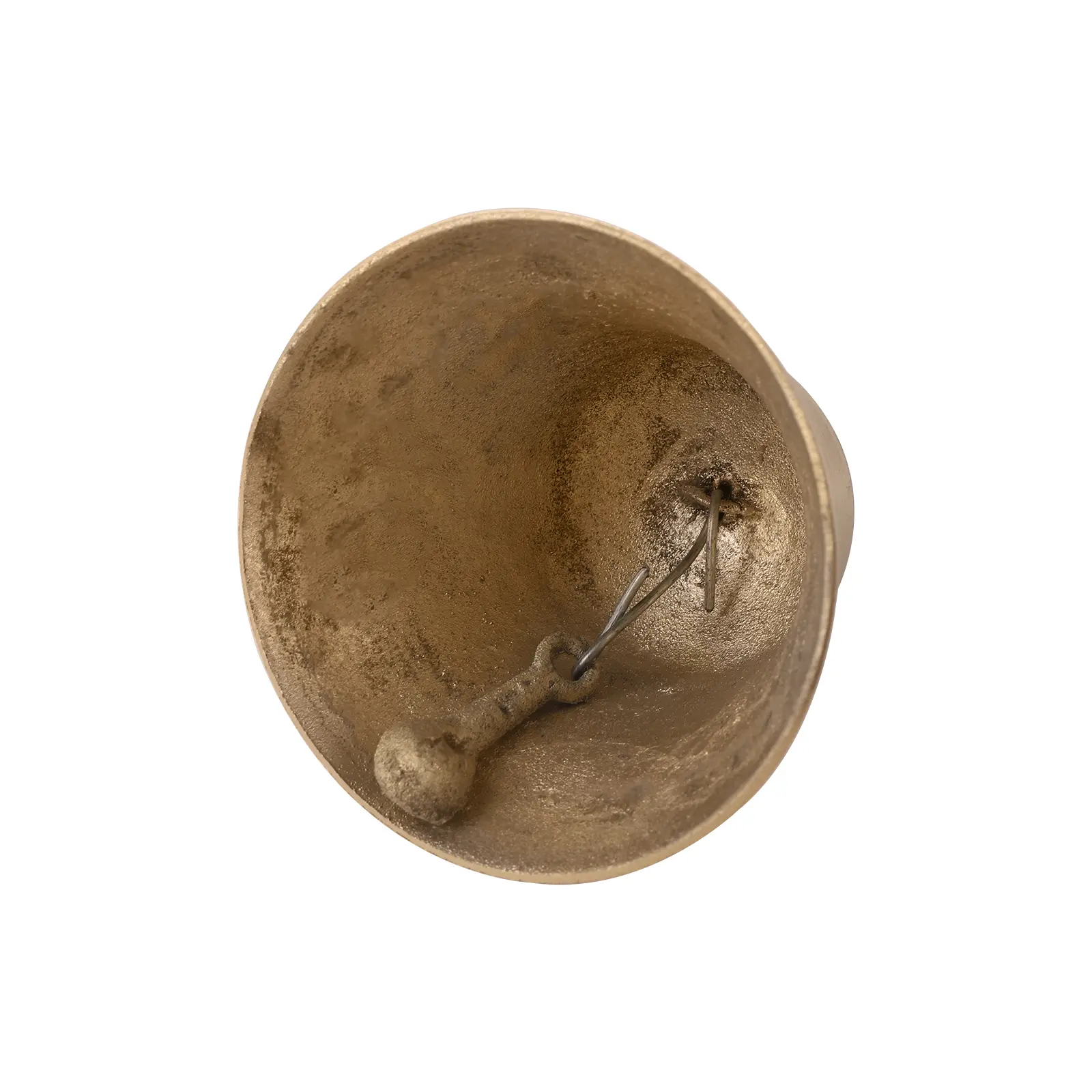 Sheep Brass Bell Livestock Cow Horse Dog Equipment Grazing Bells Prevent The Loss Pure Copper Material Crisp Loud Farm Bell 1Pc