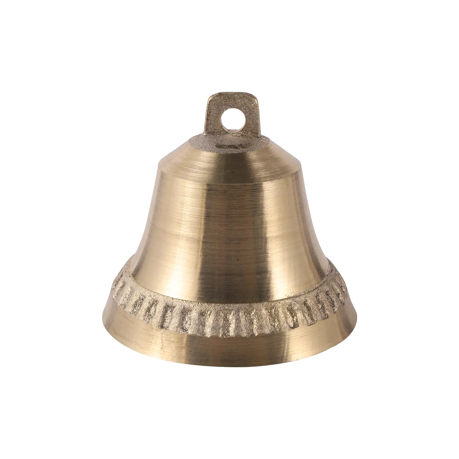 Sheep Brass Bell Livestock Cow Horse Dog Equipment Grazing Bells Prevent The Loss Pure Copper Material Crisp Loud Farm Bell 1Pc