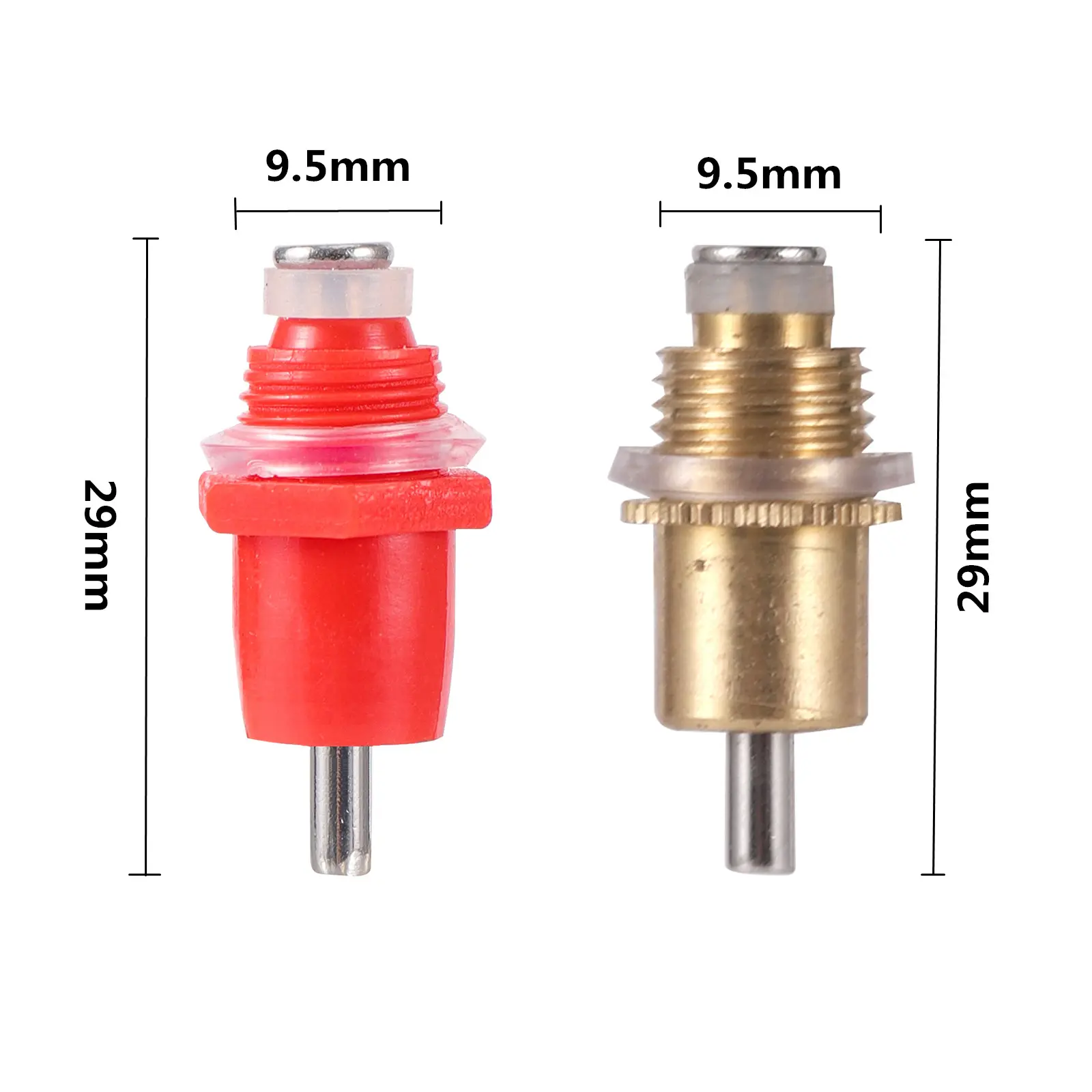 Chicken Water Nipple Drinkers Rabbit Quail Chicks Turkeys Ducks Poultry Water Nipples Leak-Proof Automatic Spring Type 5 Pcs