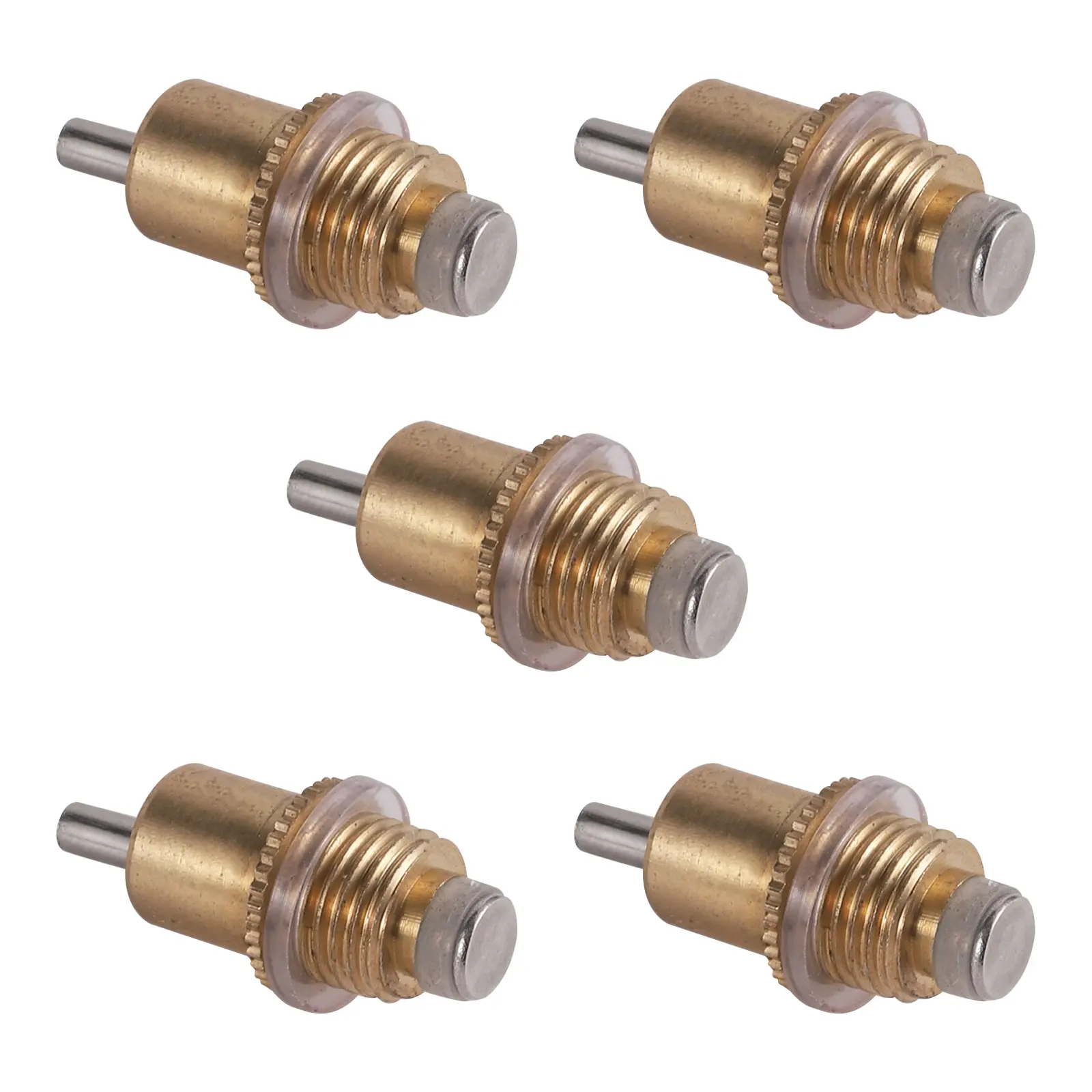 Chicken Water Nipple Drinkers Rabbit Quail Chicks Turkeys Ducks Poultry Water Nipples Leak-Proof Automatic Spring Type 5 Pcs