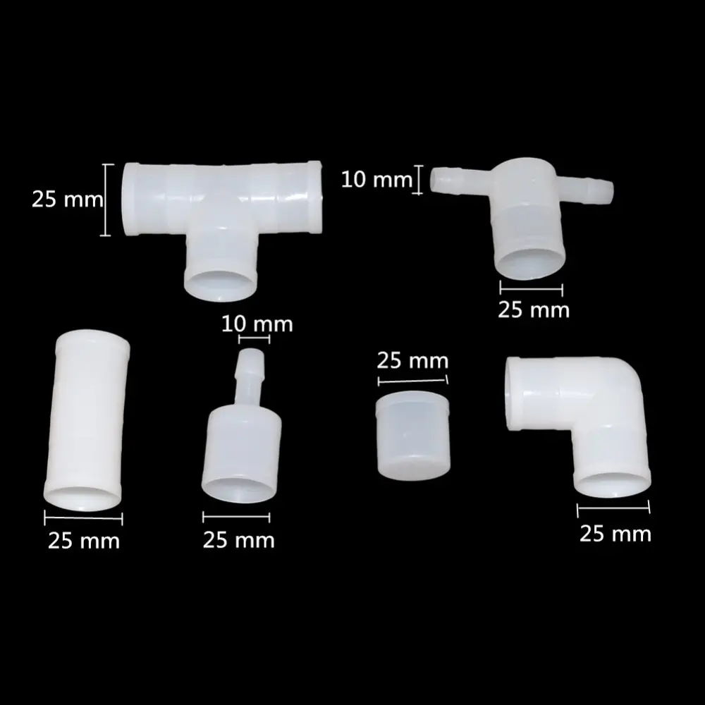 200Pcs Chicken Nipple Water Drinker Pipe Diameter 25mm Pigeon Quail Poultry Farm Decompression Water Tank Changeover Joint Pipe
