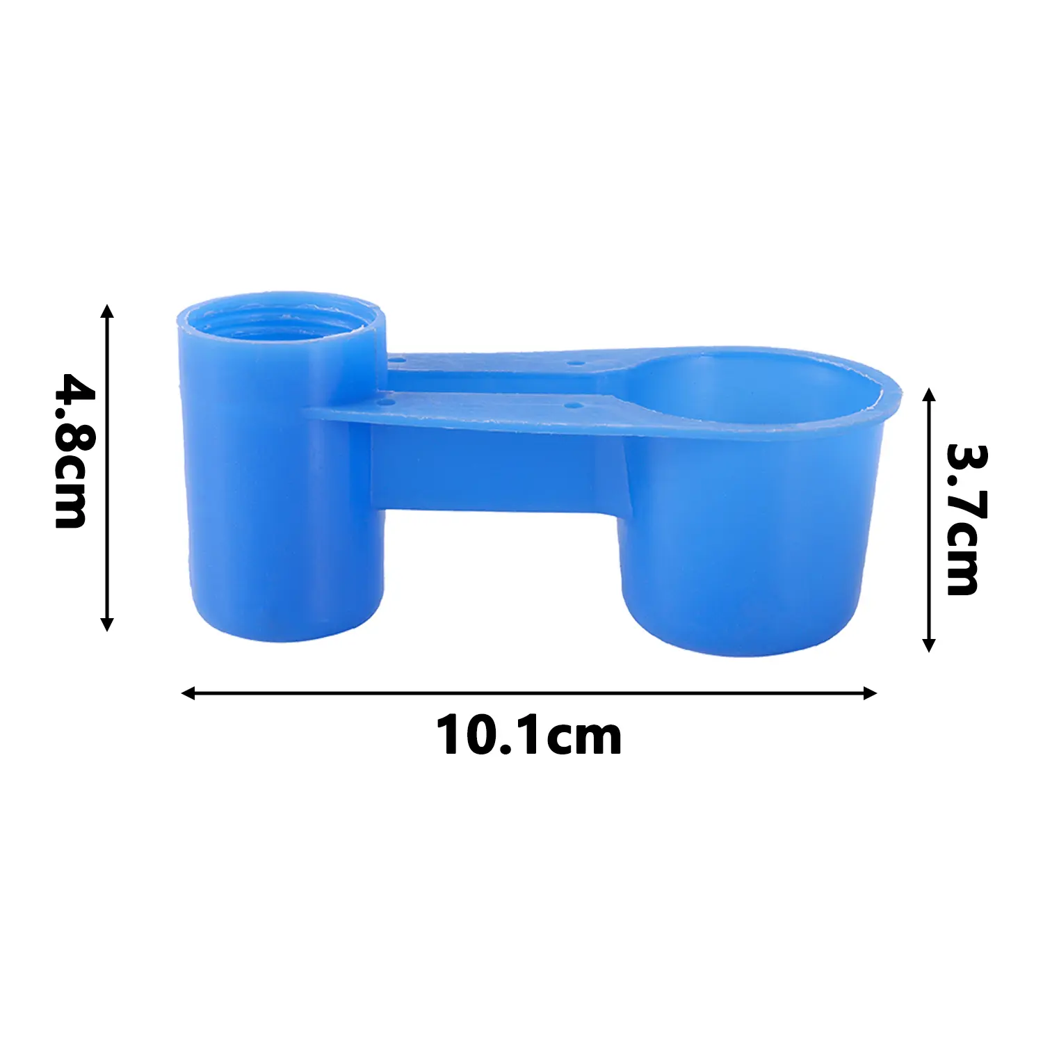 5/10Pcs Bird Quail Drinker Cups Water Feeding Bottle Cup Chicken Pigeon Parrot Double Mouth Water Pet Automatic Drinker Cup Bowl