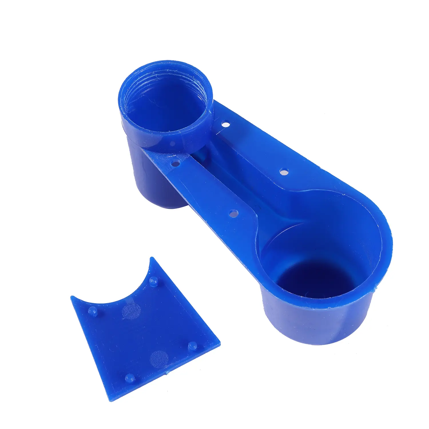5/10Pcs Bird Quail Drinker Cups Water Feeding Bottle Cup Chicken Pigeon Parrot Double Mouth Water Pet Automatic Drinker Cup Bowl