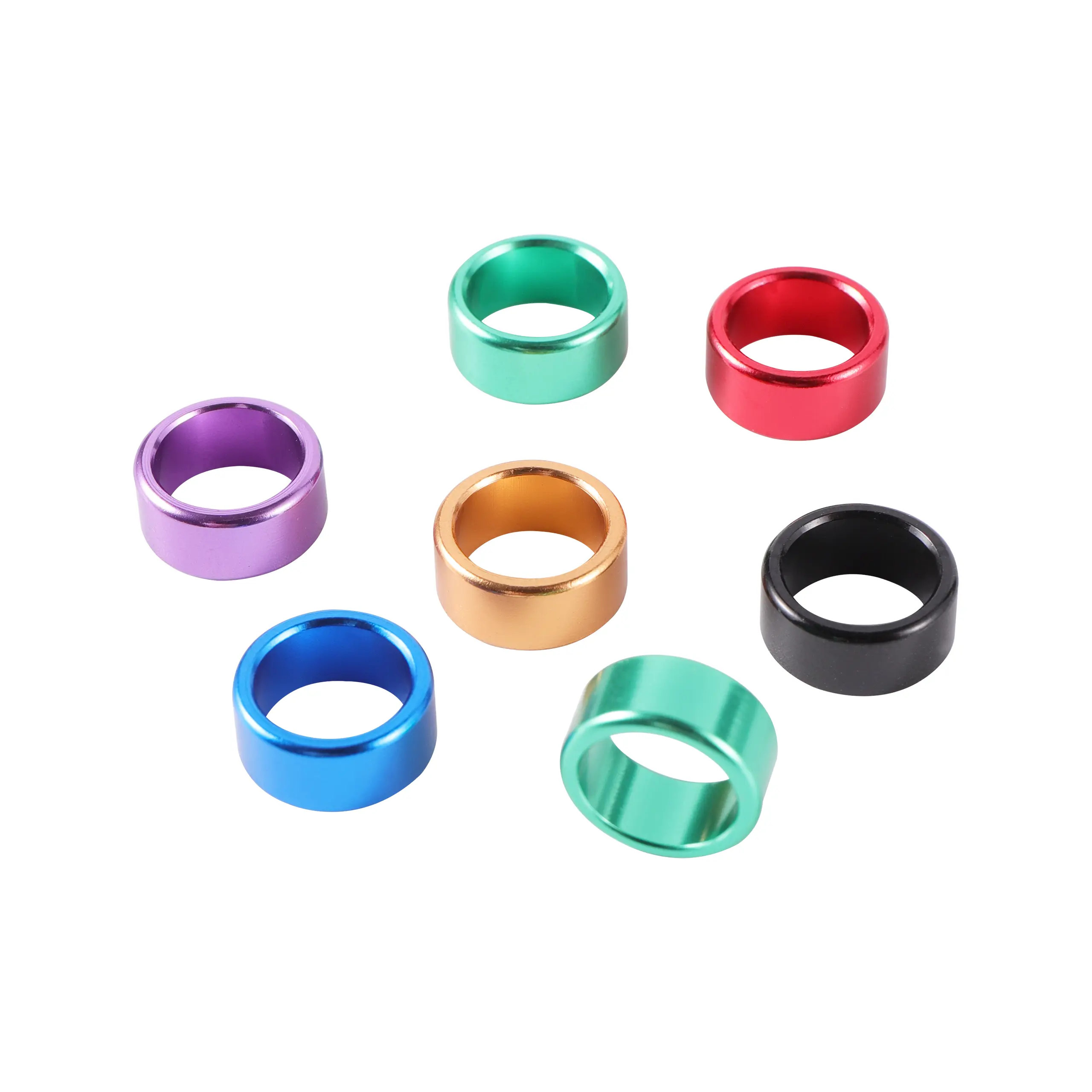 Inner diameter 8/10mm Bird Foot Ring Aluminium Pigeon Leg Bands Outdoor Flying Training Identification Foot Ring 180 Pcs