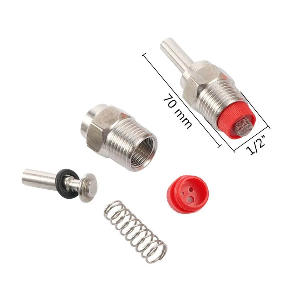 1/2"(20mm) Thread Pig Long Pole Drinking Fountains Stainless Steel Leak-proof Automatic Sows Piglets Nipple Filter Drinkers 1Pc