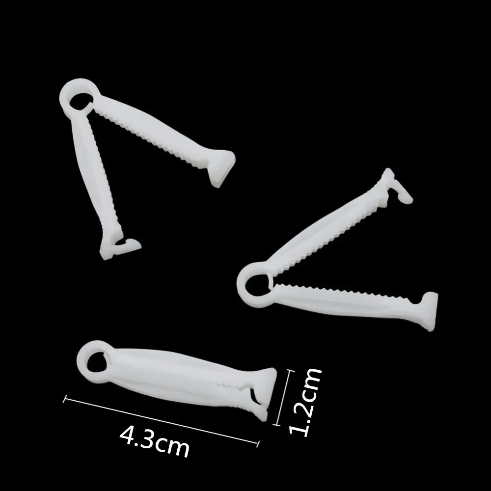 50 Pcs Disposable Suckling Pigs Umbilical Cord Clip Livestock Breeding Tool Dog Cat Rabbit Umbilical Cord Hemostatic Clip