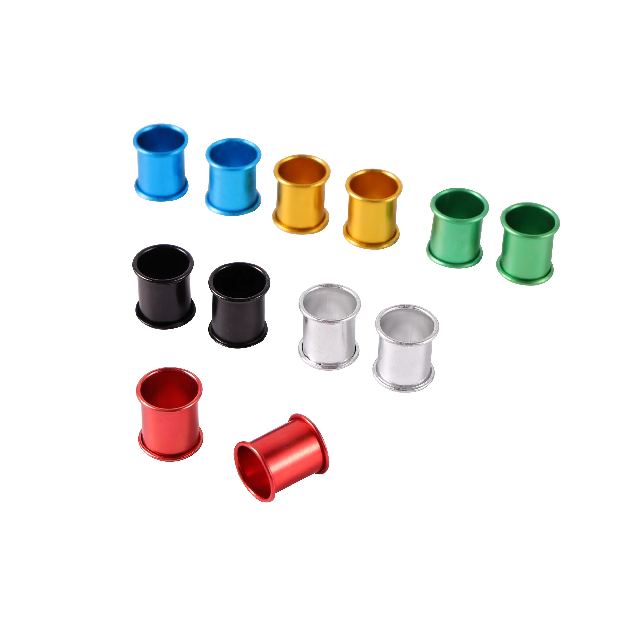 200 pcs Aluminum pigeon foot ring 0.8 * 1cm Bird ring Identification Race pigeons color ring Bird tools wholesale