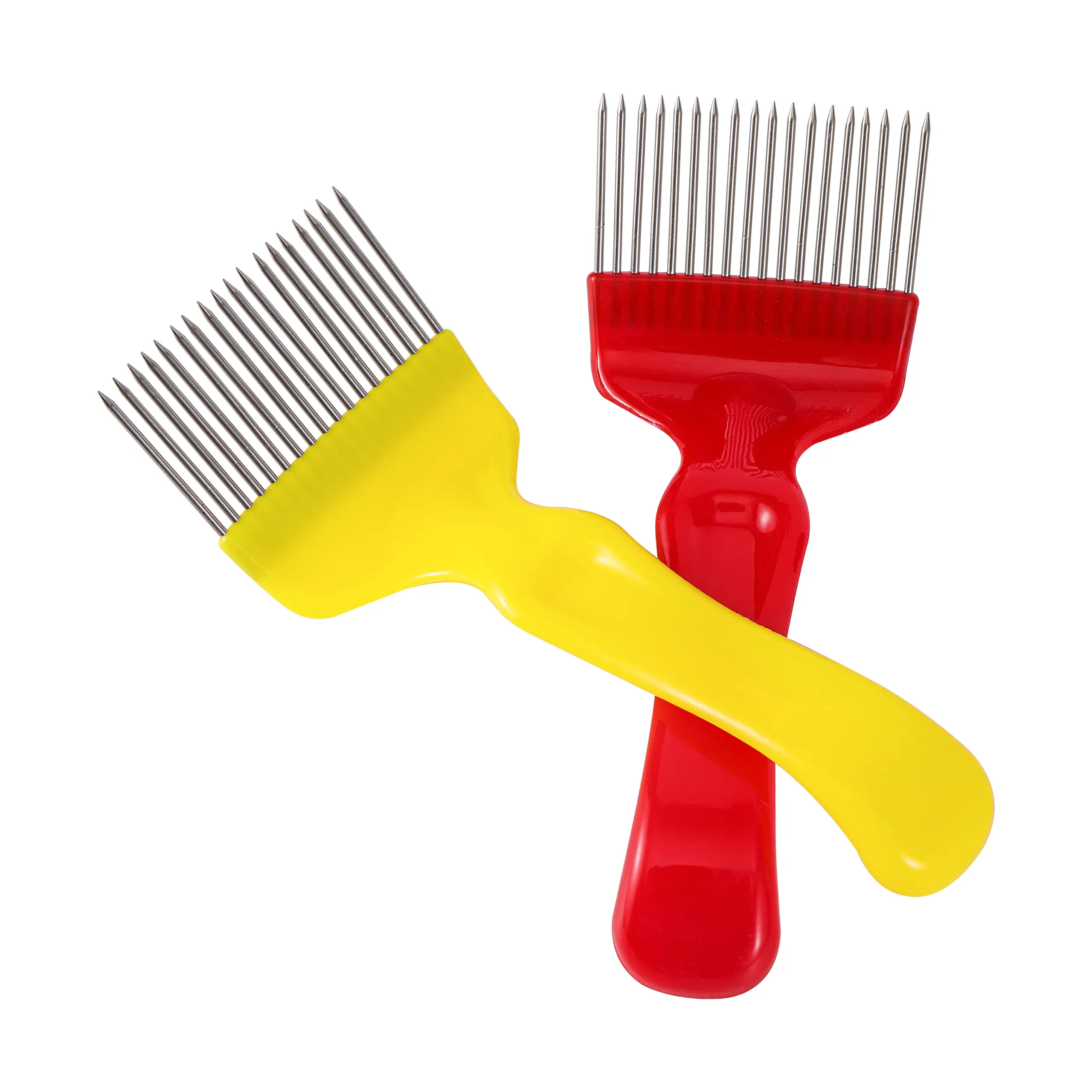 Beekeeping Tools 18 Pin Bee honey Forks Straight Needles Uncapping Forks handle Stainless Steel Honey Sparse Rake Shovel Comb 1P