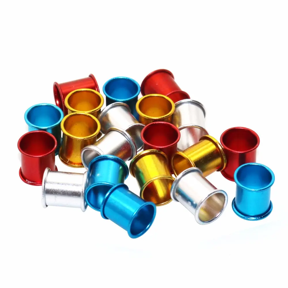 200 pcs Aluminum pigeon foot ring 0.8 * 1cm Bird ring Identification Race pigeons color ring Bird tools wholesale