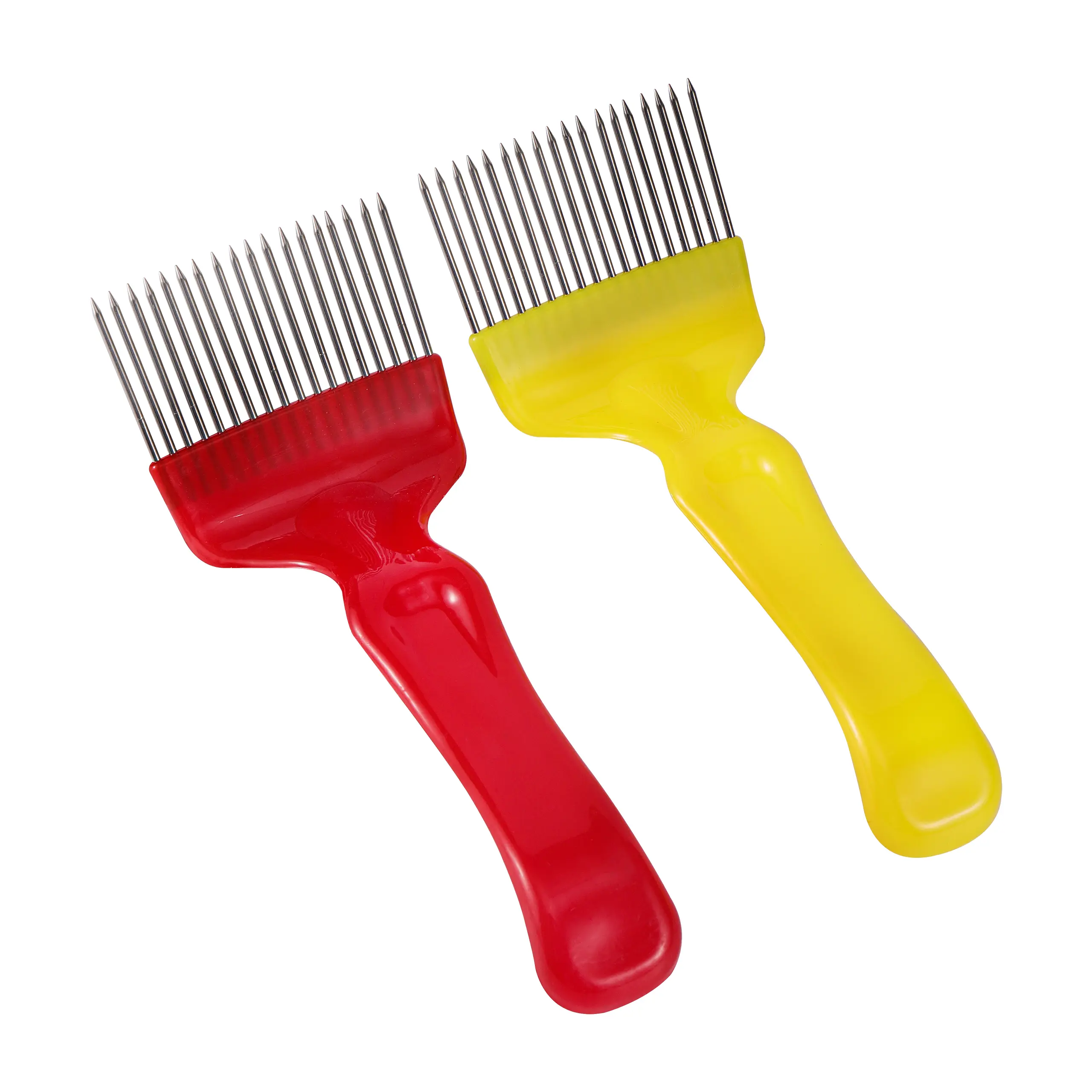 Beekeeping Tools 18 Pin Bee honey Forks Straight Needles Uncapping Forks handle Stainless Steel Honey Sparse Rake Shovel Comb 1P