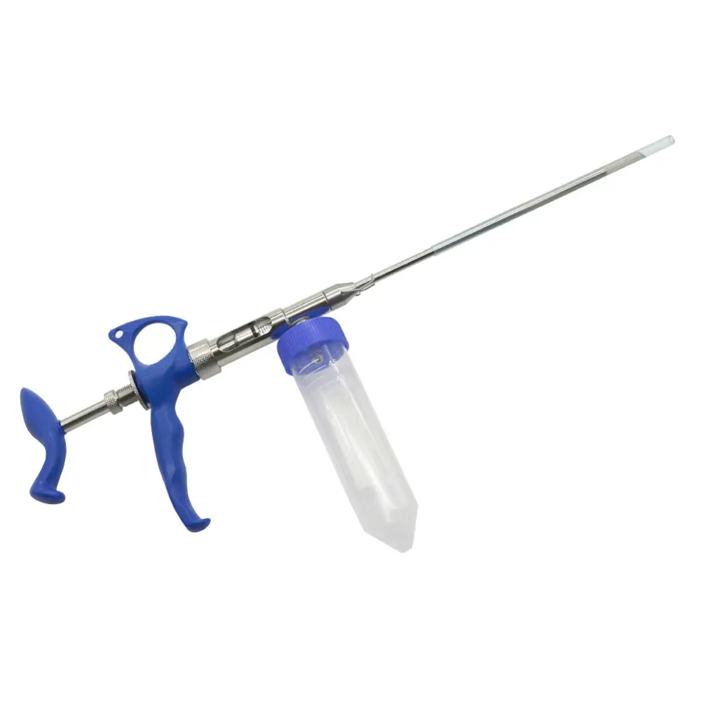 Farming Animals Equipment Stainless Steel Rabbit Sperm Collector Rabbit Artificial Insemination Gun Fresh Semen Injector Kit