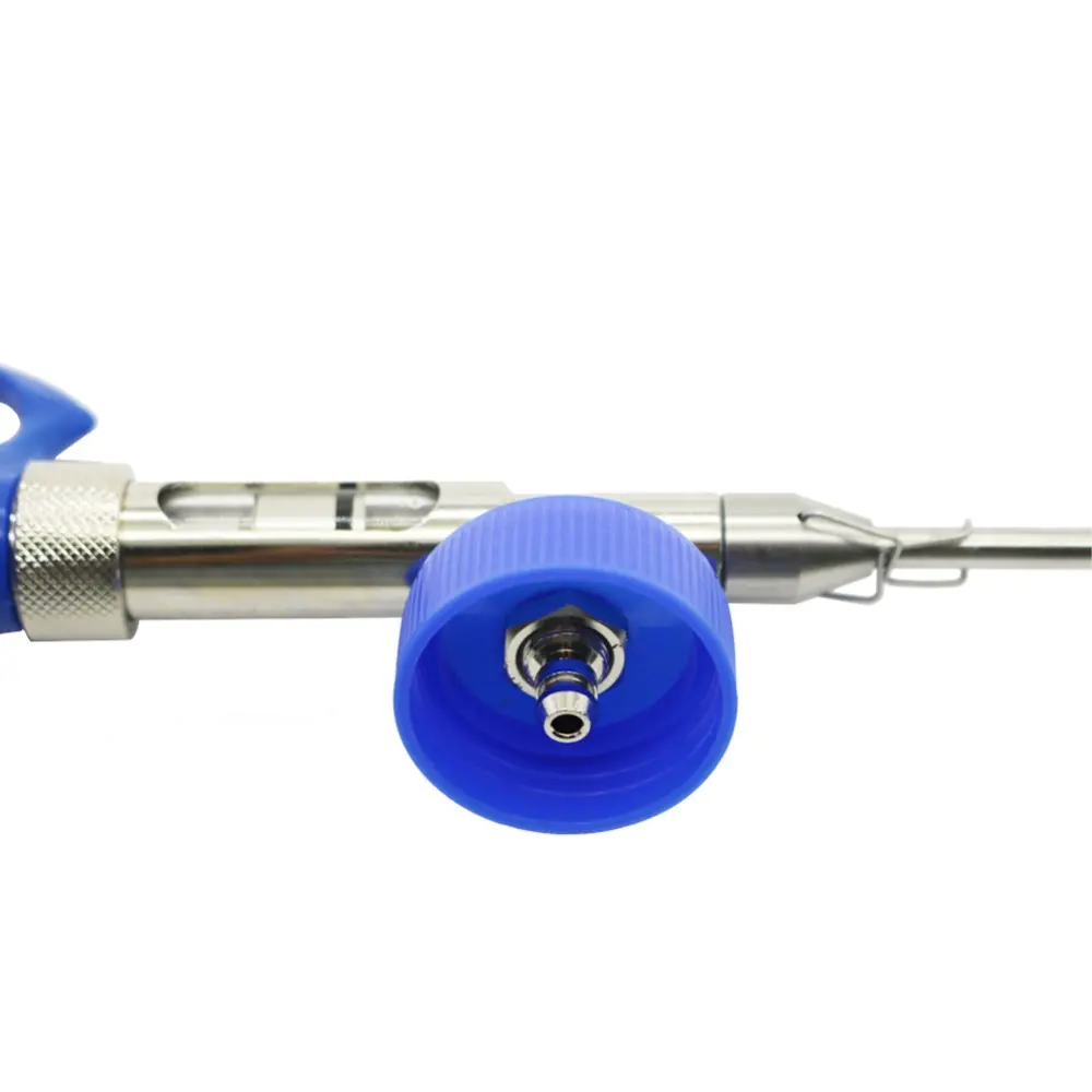 Farming Animals Equipment Stainless Steel Rabbit Sperm Collector Rabbit Artificial Insemination Gun Fresh Semen Injector Kit