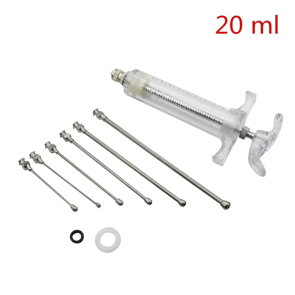 10ml/20ml/50ml Parrot Feeding Syringe Kit Birds Feeding Syringe With 6Pcs Straight Gavage Tubes Bird Feeders Accessories