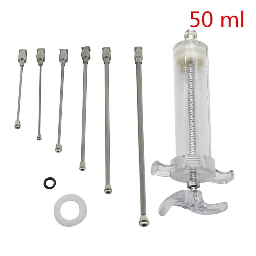 10ml/20ml/50ml Parrot Feeding Syringe Kit Birds Feeding Syringe With 6Pcs Straight Gavage Tubes Bird Feeders Accessories