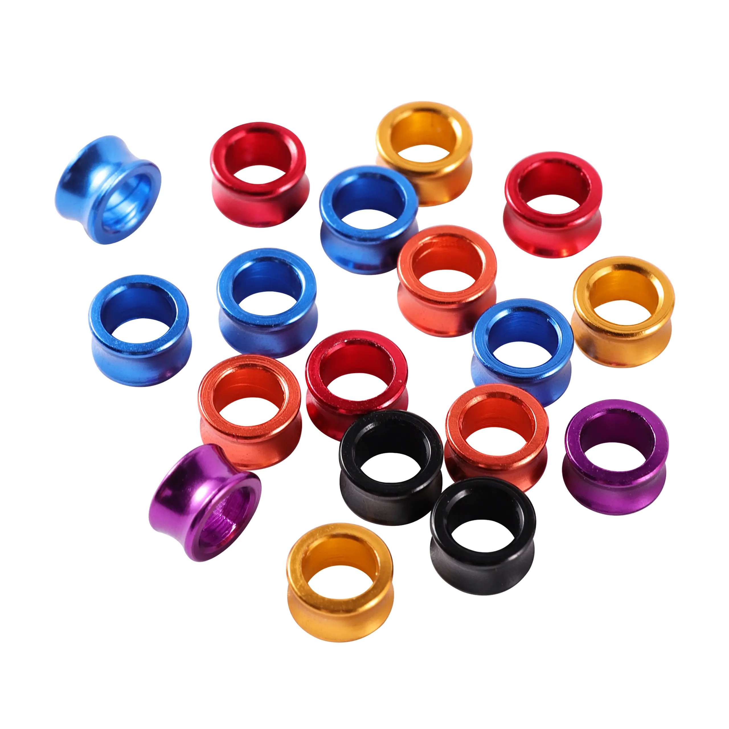 Aluminum Parrot Foot Ring 4/4.7/5/6/7/8mm Bird Outdoor Flying Training Race Identification Tag No Serial Number Multicolor Mixed
