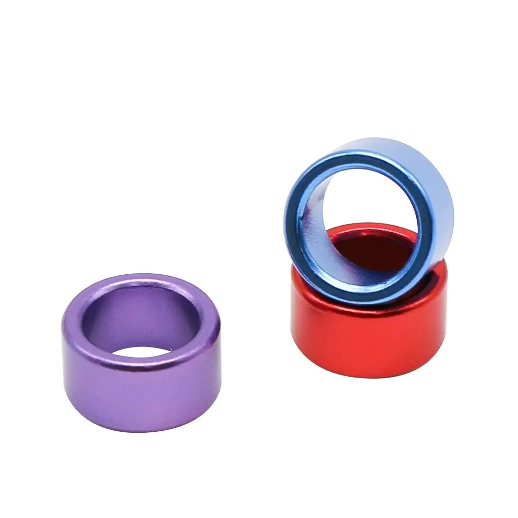 12Pcs ID 8mm Height 4mm Coiled Unnumbered Aluminum Pigeon Bird Foot Ring Outdoor Flight Training Competition Birds Carry 6 Color