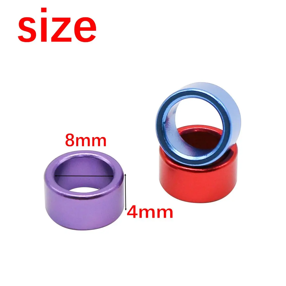 12Pcs ID 8mm Height 4mm Coiled Unnumbered Aluminum Pigeon Bird Foot Ring Outdoor Flight Training Competition Birds Carry 6 Color