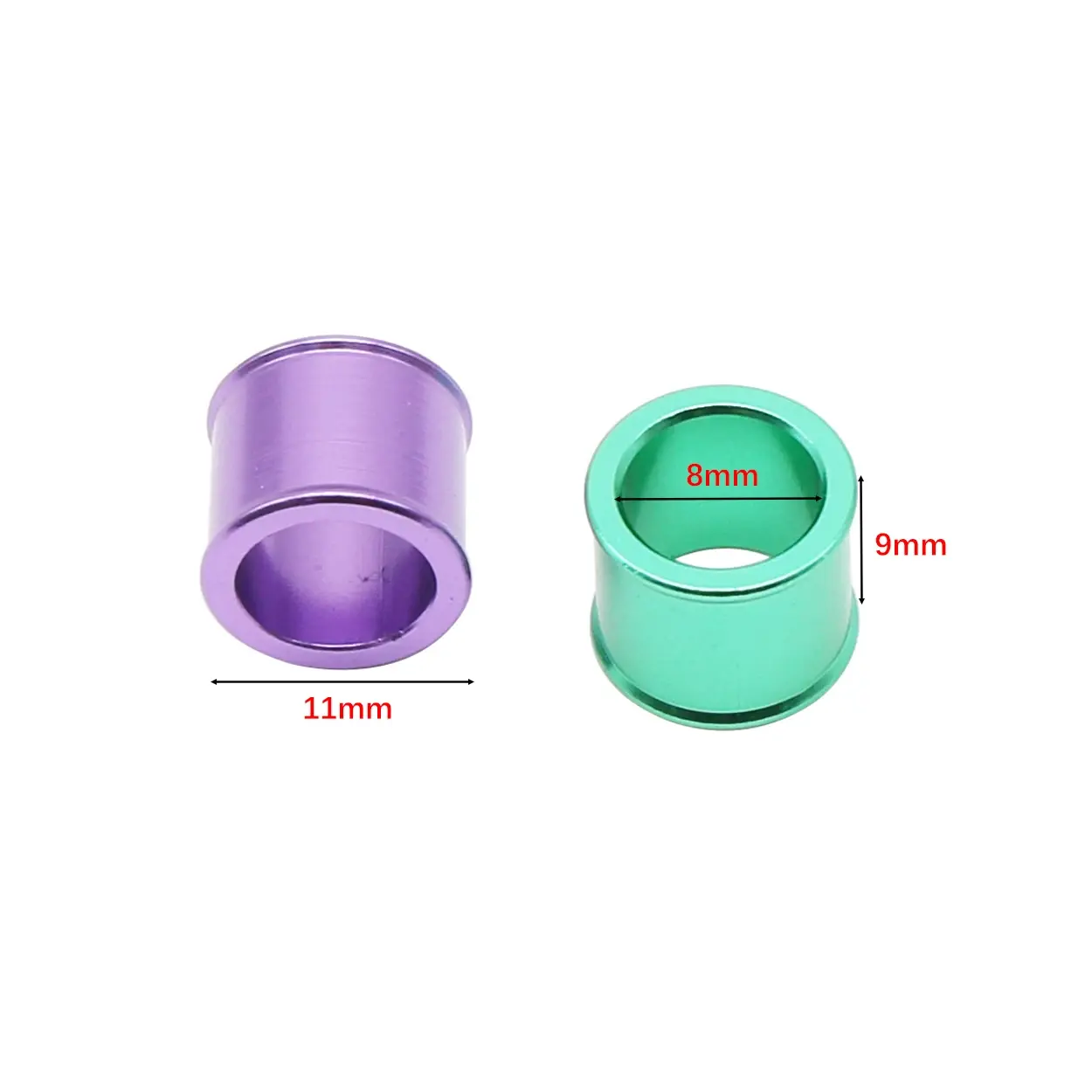 12 pcs ID 8mm Aluminum Pigeon Foot Ring Bird Foot Ring Outdoor Flying Training Identification Foot Ring Pigeons Carry 6 Colors