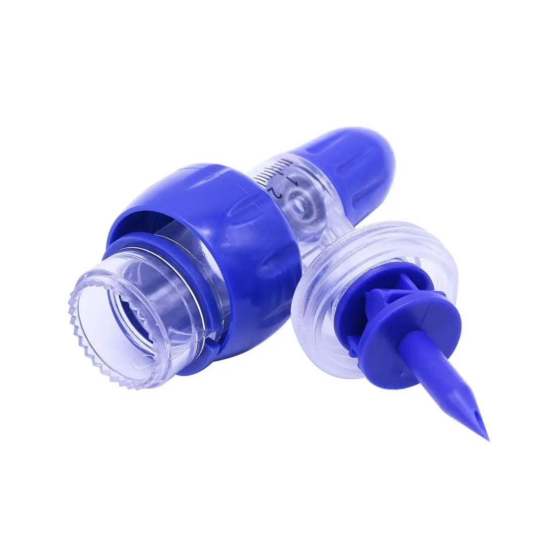 1Pcs 2ml / 5ml Veterinary Adjustable Continuous Syringe Accessories Syringe Vaccine Injector Dose Tubes